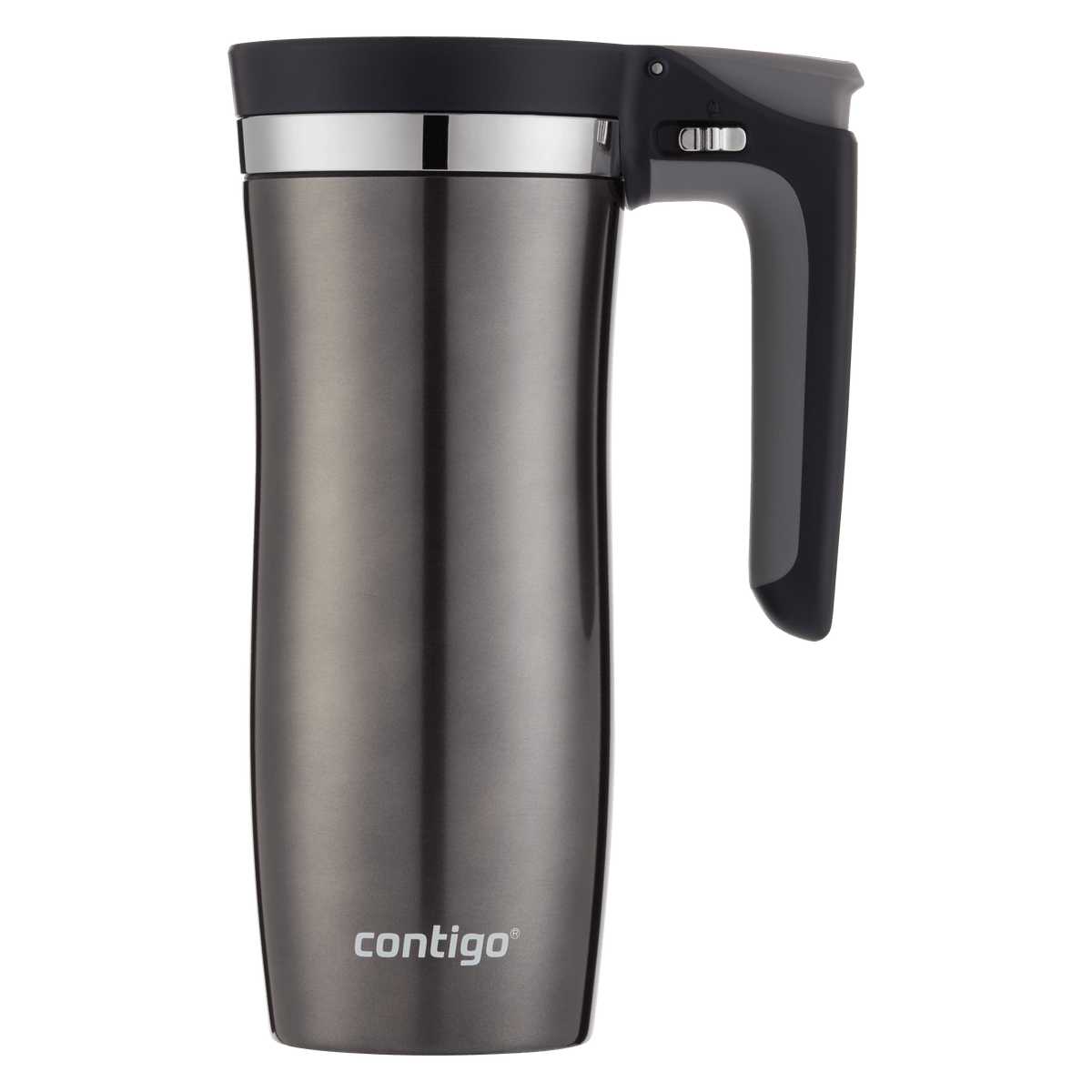 Handled AUTOSEAL Stainless Steel Travel Mug with Easy-Clean Lid, 16oz
