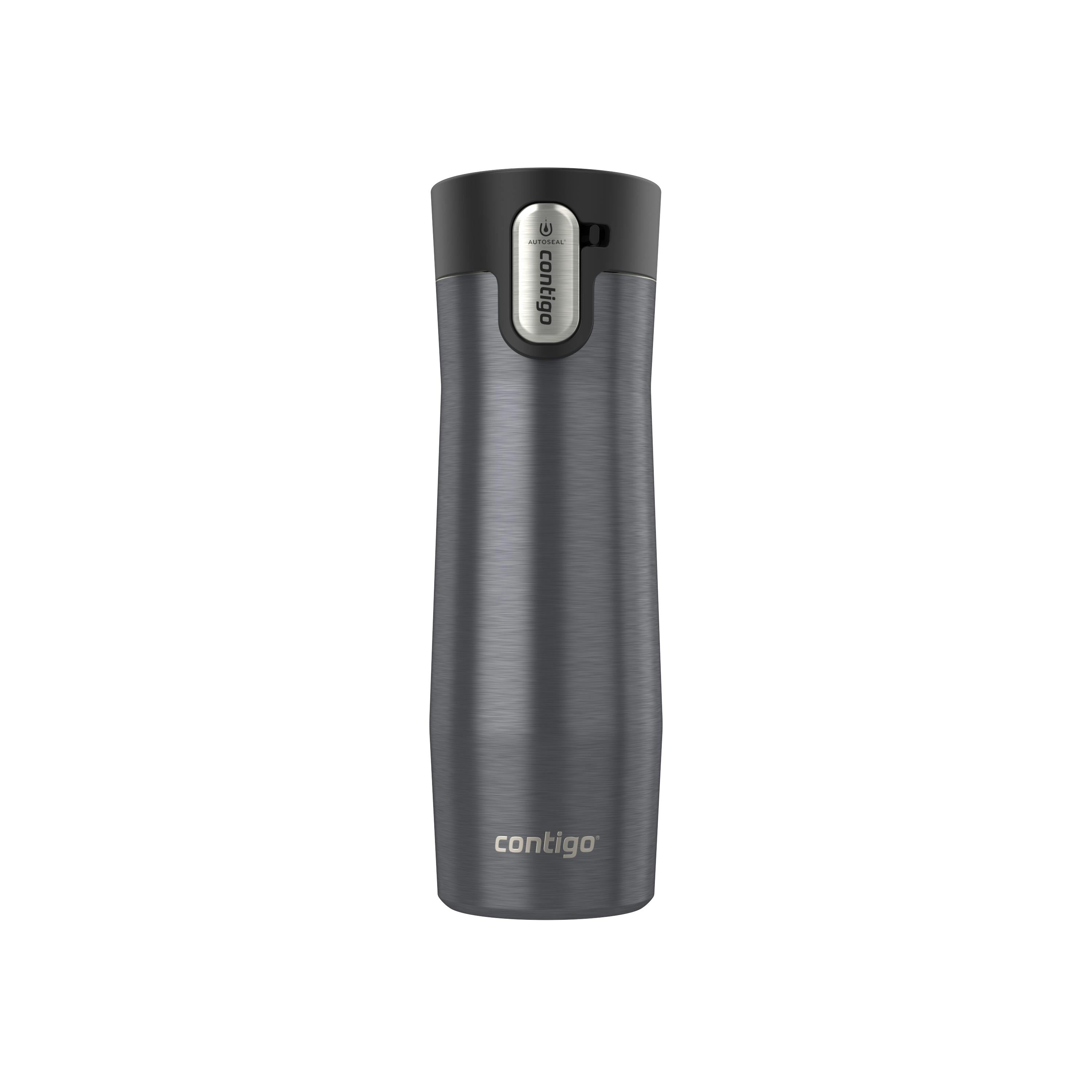 AUTOSEAL West Loop Vacuum-Insulated Stainless Steel Travel Mug with Easy-Clean Lid, 20 oz