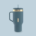 30 oz SnapSeal Tumbler (w/ Straw & Handle)
