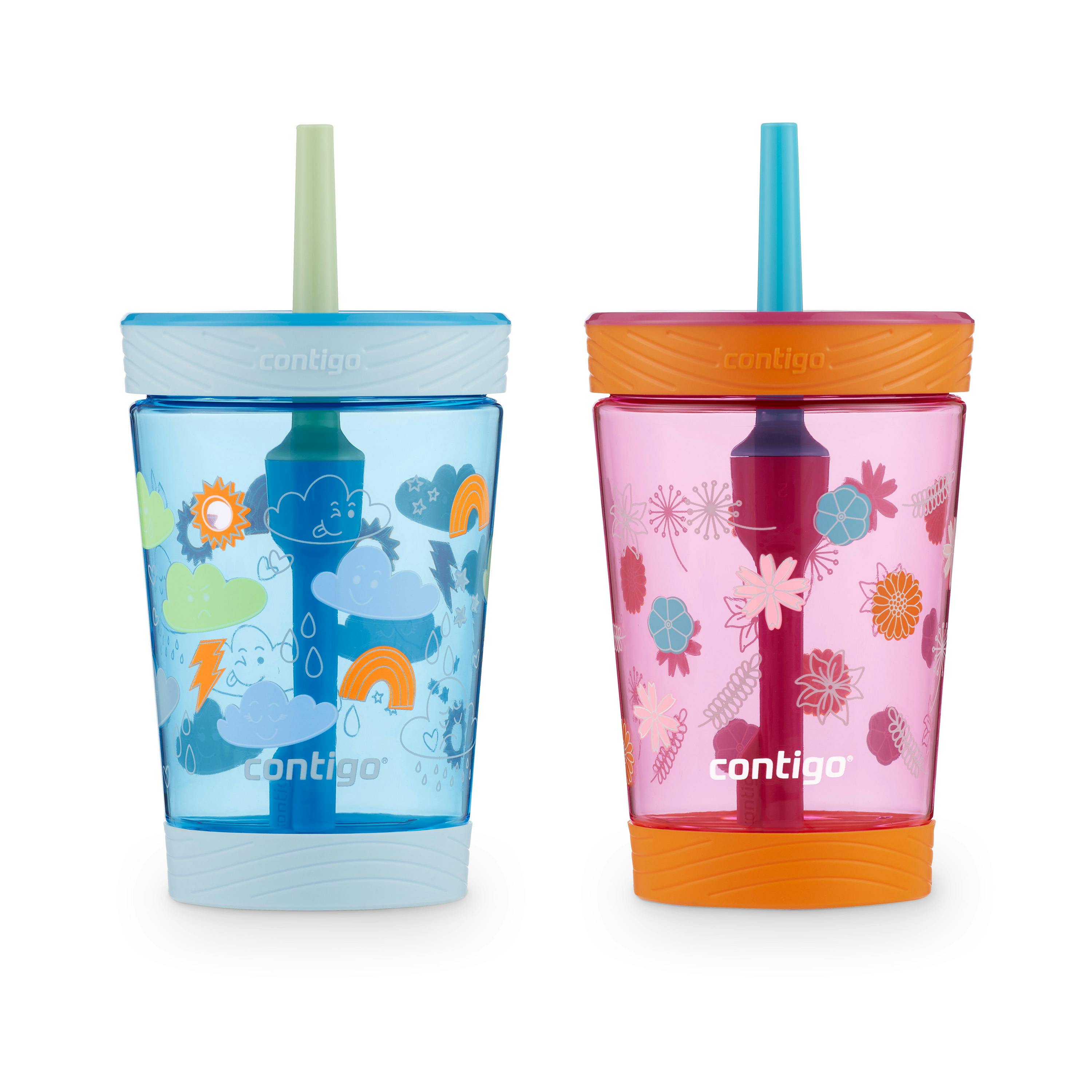 Kids Spill-Proof Tumbler with Straw, 14oz., 2 Pack