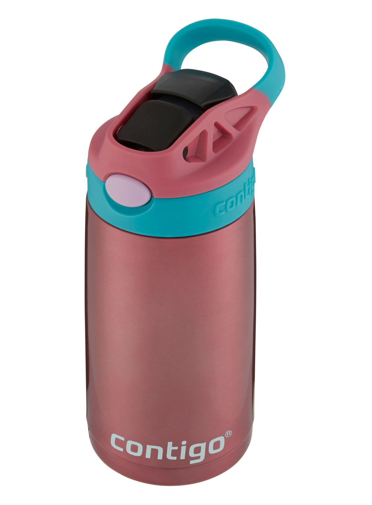 Kids Straw Stainless Steel Water Bottle with AUTOSPOUT Lid, 13oz