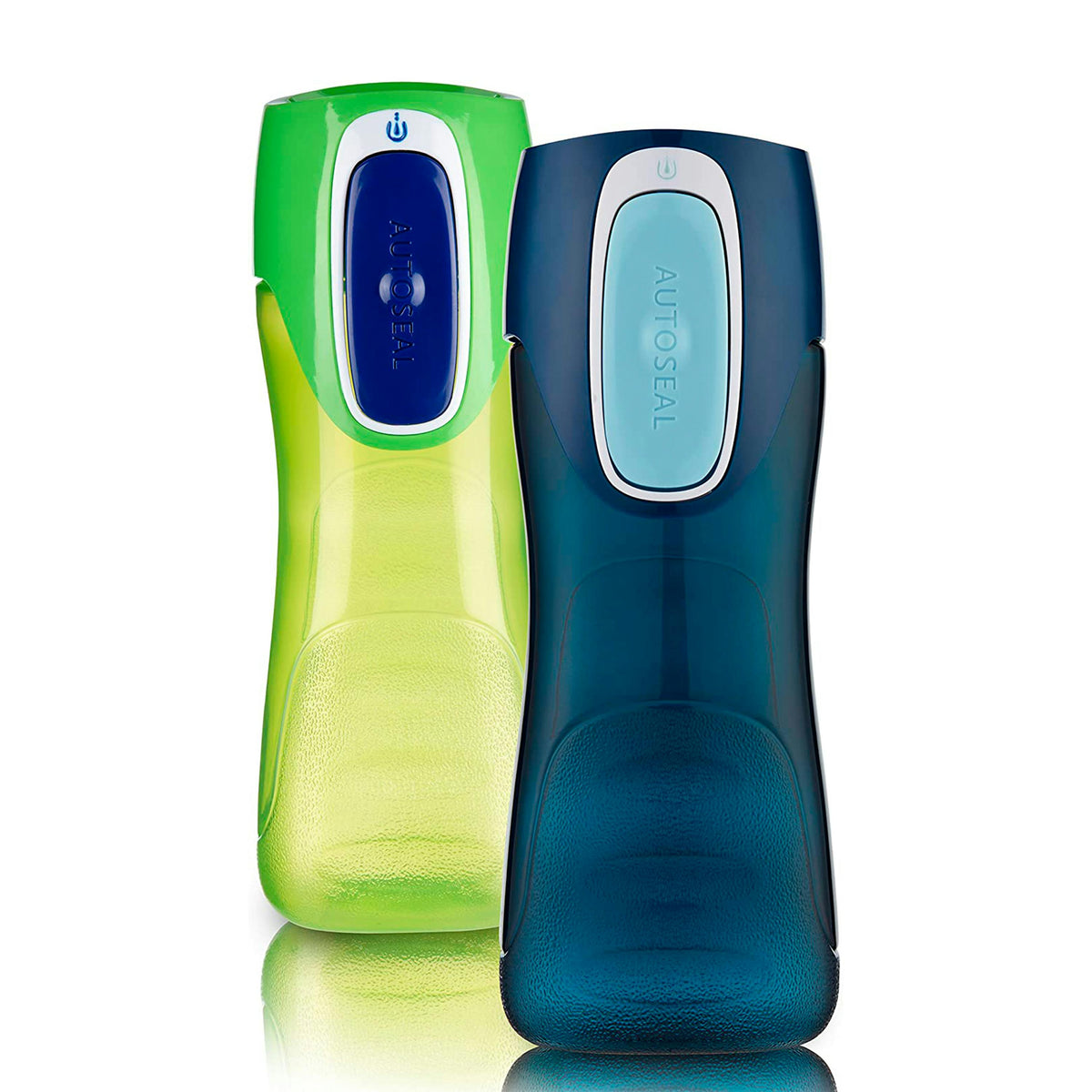 Trekker Kids Water Bottle with AUTOSEAL Lid, 14oz, 2-Pack