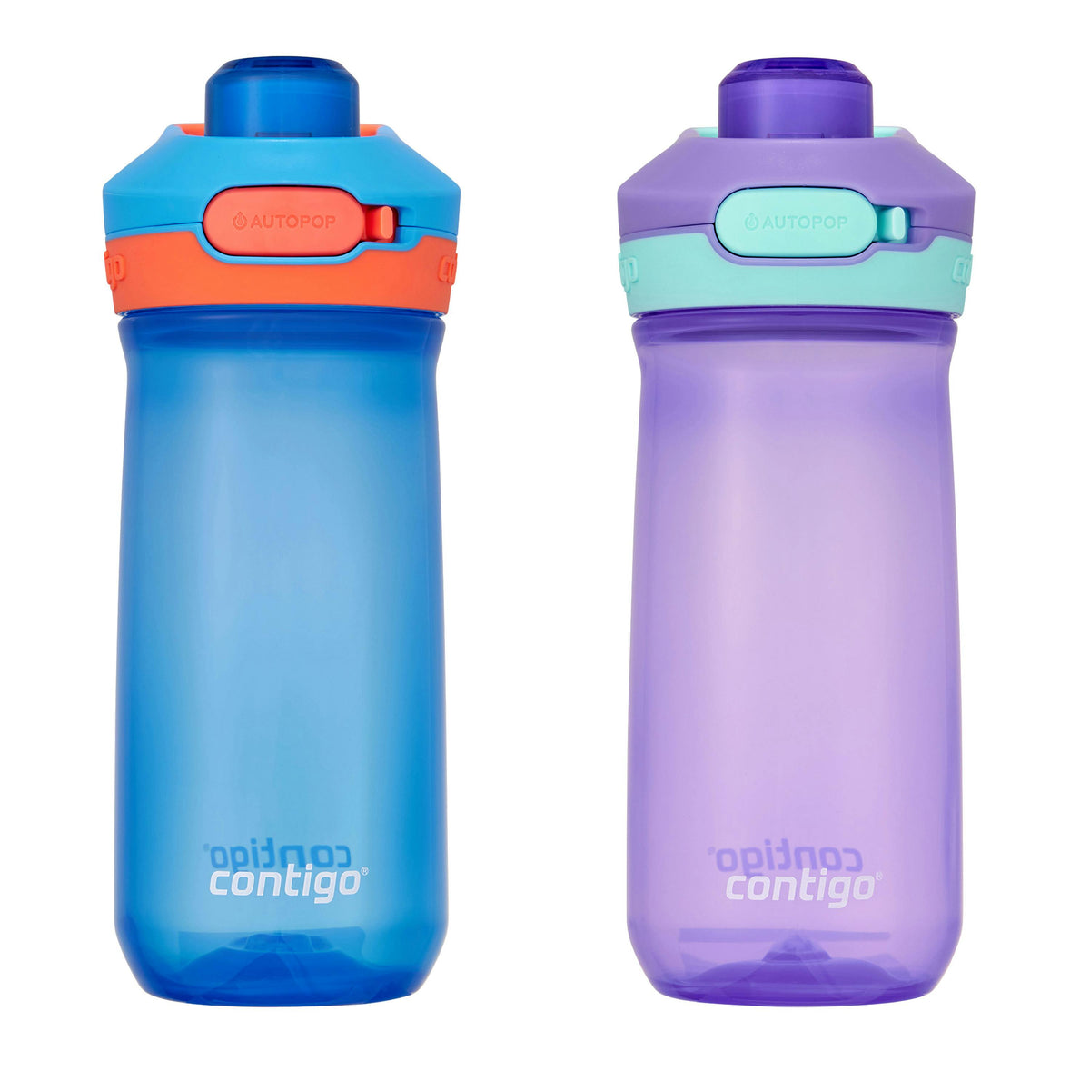 Kids’ Jessie Water Bottle with Pop-Open Leak-Proof Chug Lid, 14oz
