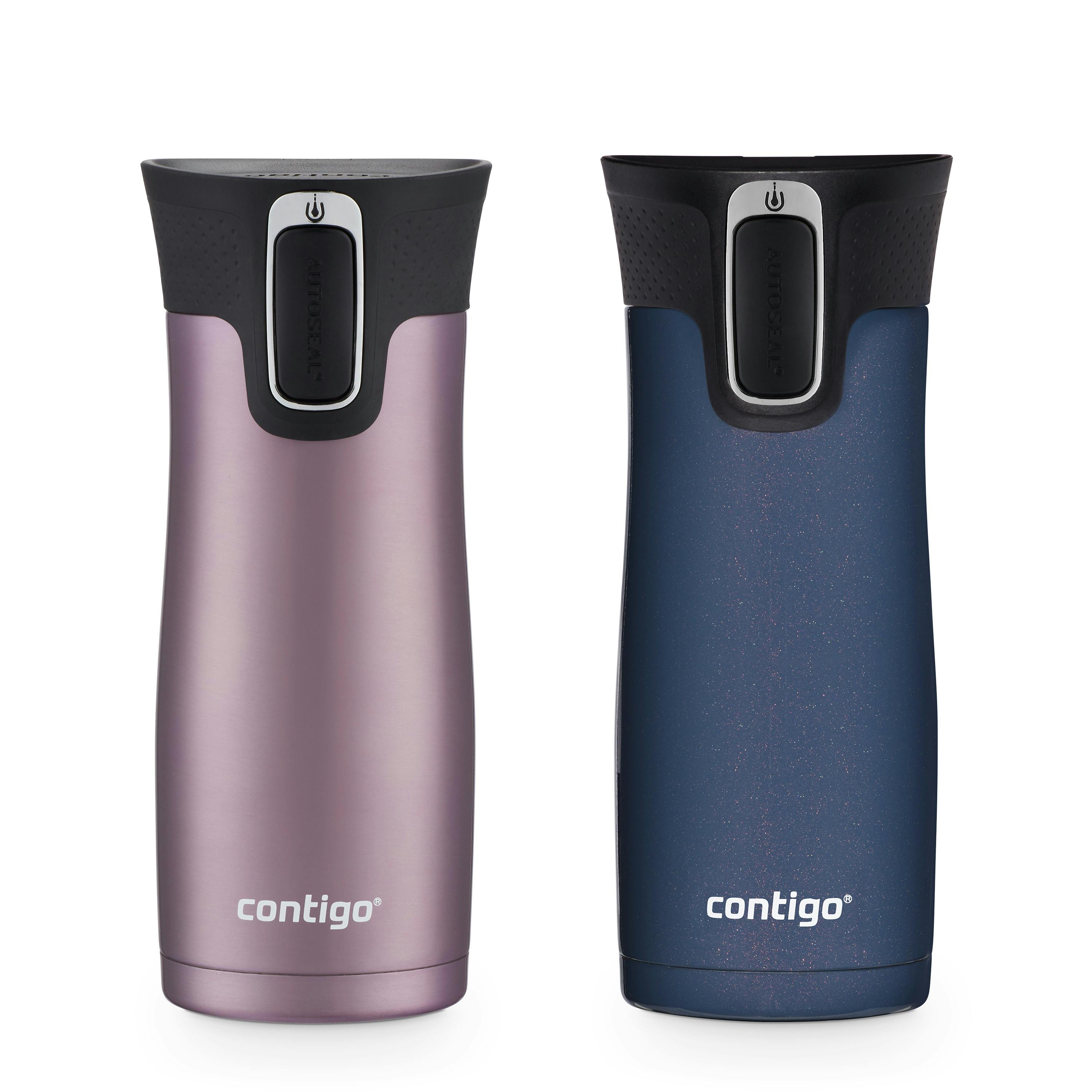 West Loop 2.0 Leak-Proof Spill-Proof Insulated Stainless Steel Travel Mug, 16oz., 2 Pack