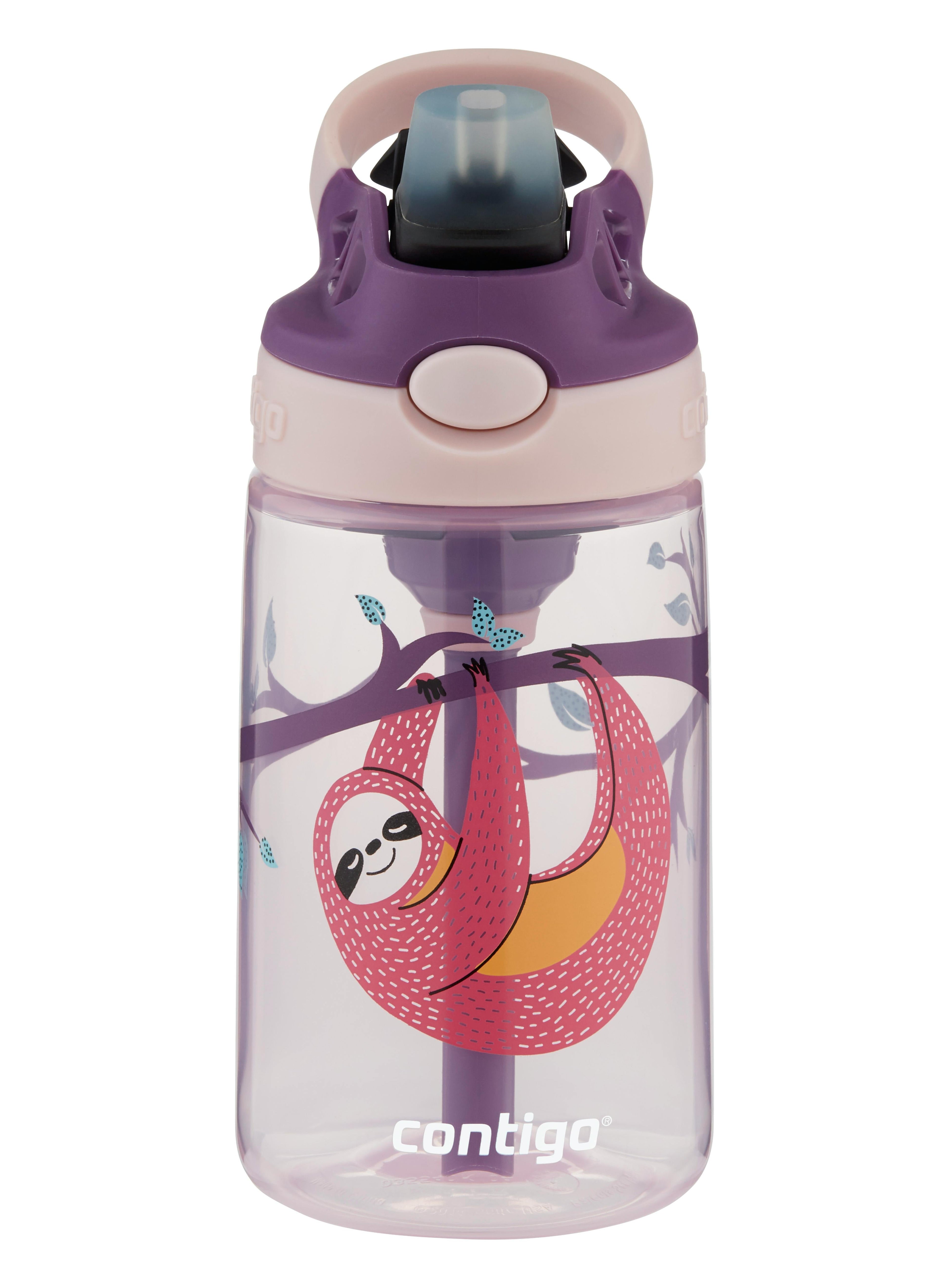 Kids Straw Water Bottle with AUTOSPOUT Lid, 14oz