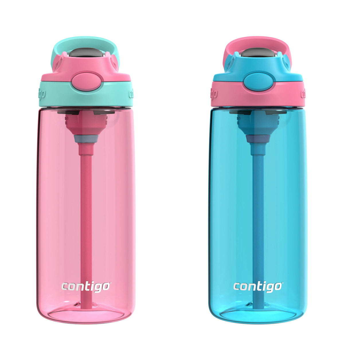 Aubrey Leak-Proof Spill-Proof Water Bottle, 20oz. 2 Pack