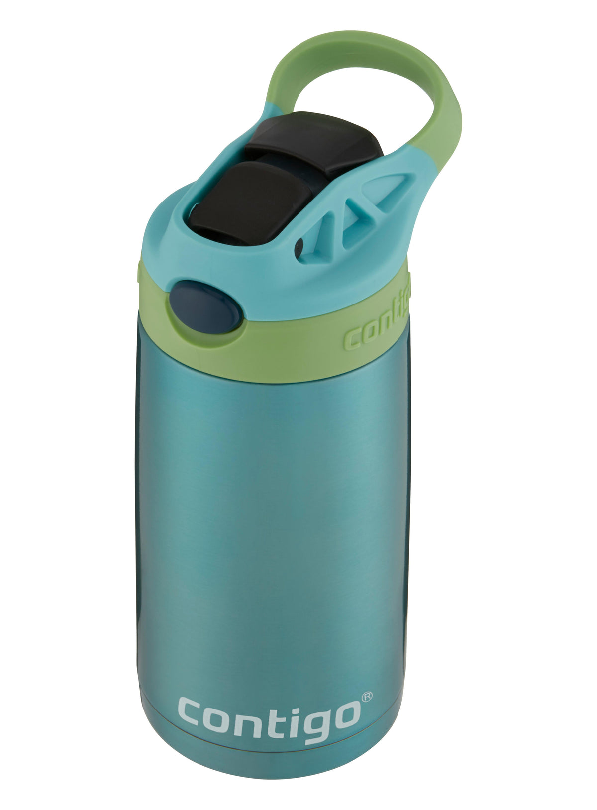 Kids Straw Stainless Steel Water Bottle with AUTOSPOUT Lid, 13oz