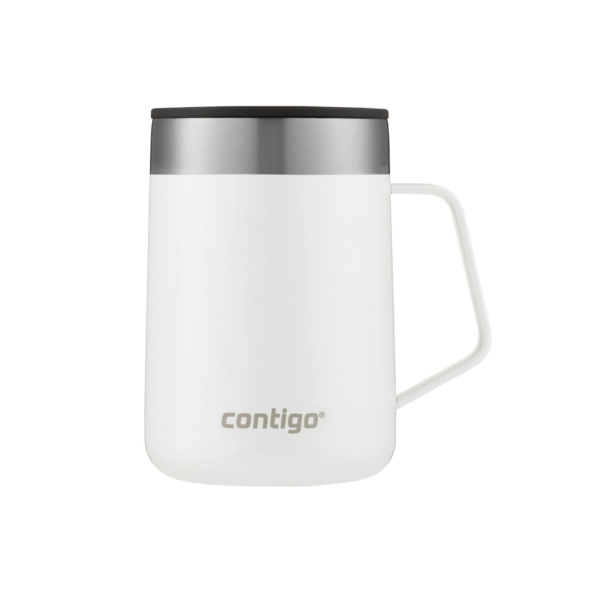 Streeterville Stainless Steel Mug with Handle, 14oz
