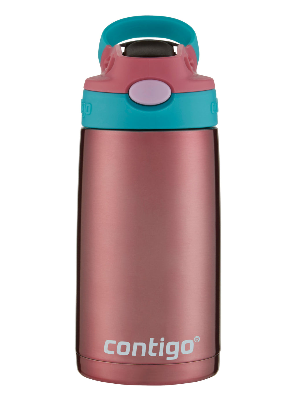 Kids Straw Stainless Steel Water Bottle with AUTOSPOUT Lid, 13oz