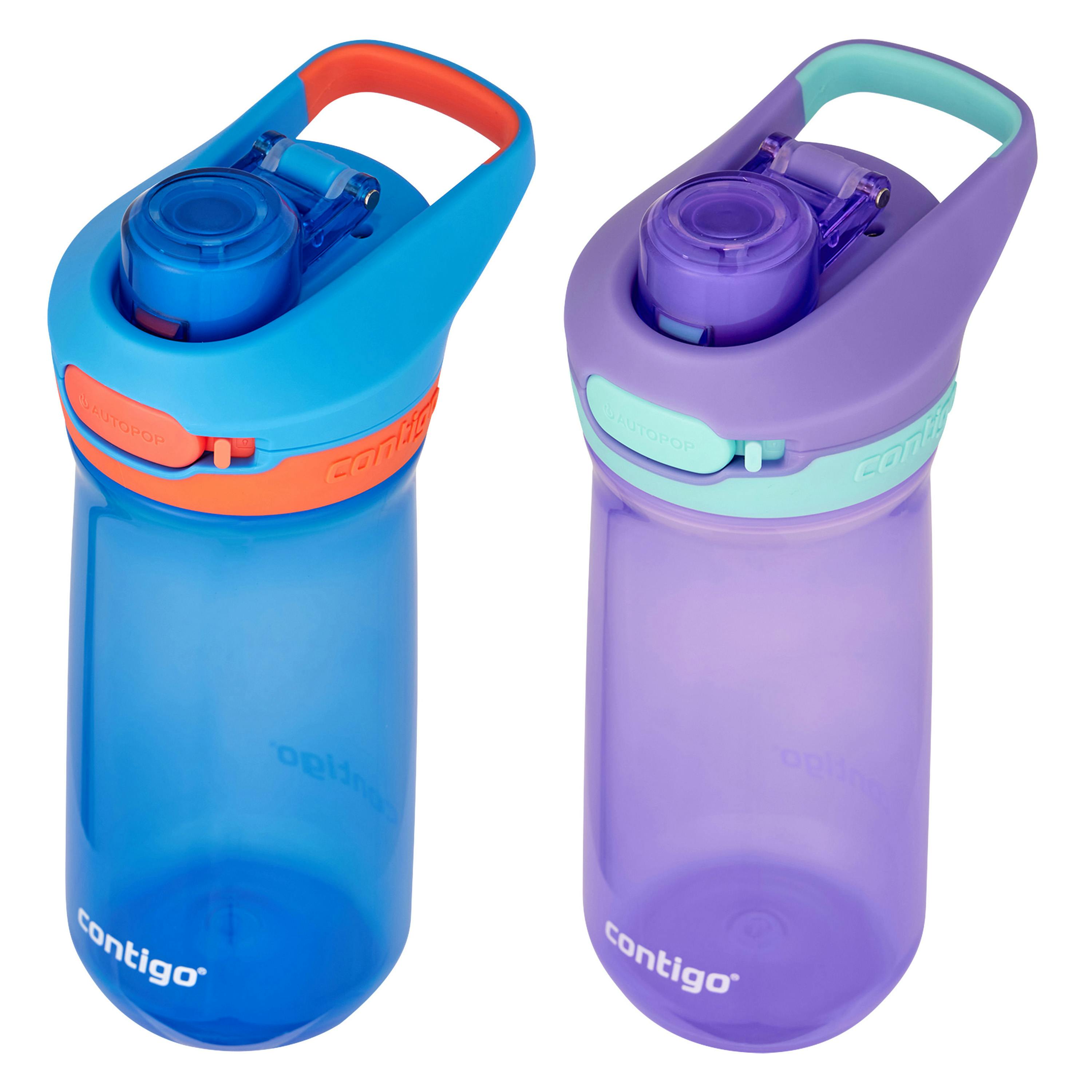 Kids’ Jessie Water Bottle with Pop-Open Leak-Proof Chug Lid, 14oz
