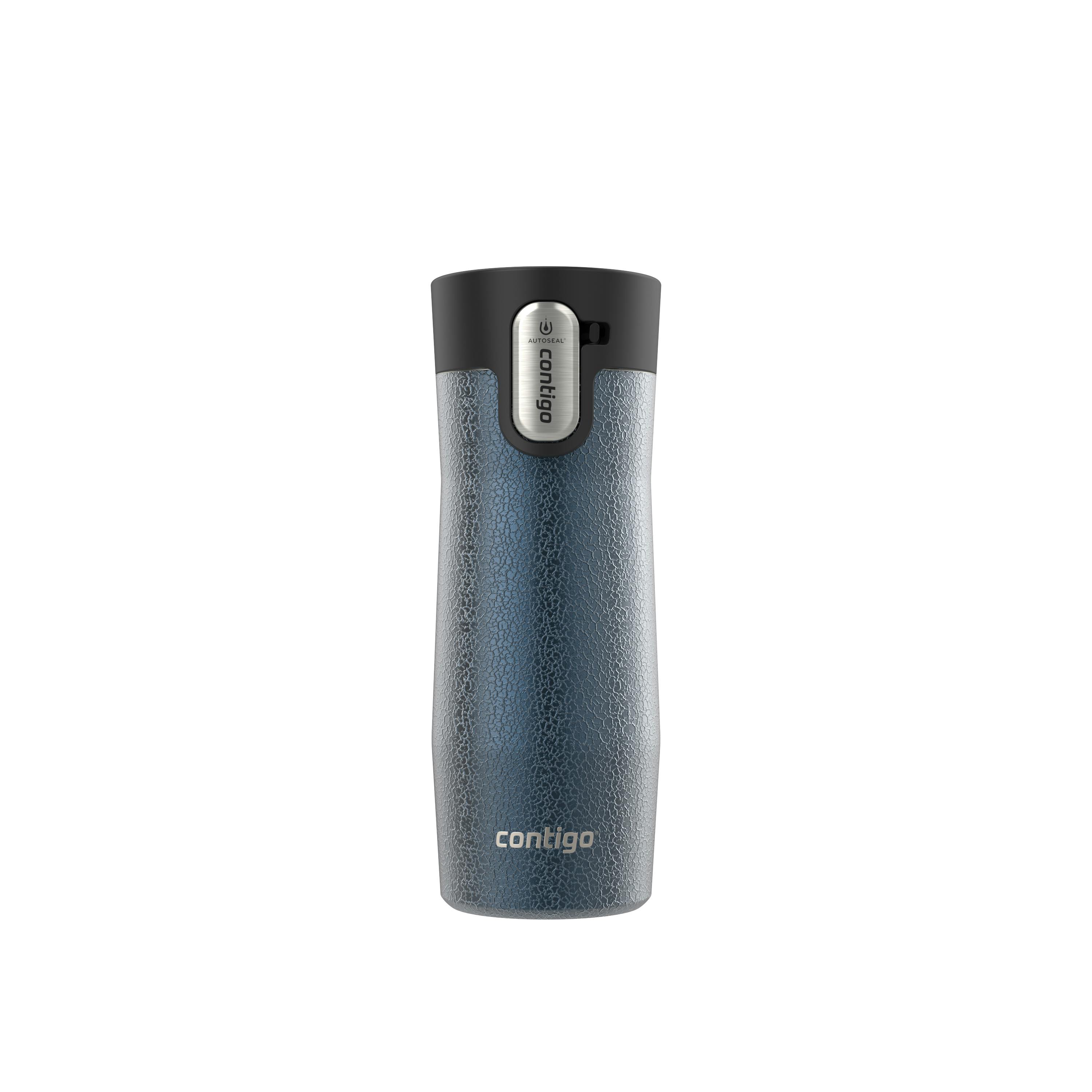 AUTOSEAL West Loop Vacuum-Insulated Stainless Steel Travel Mug with Easy-Clean Lid, 16 oz