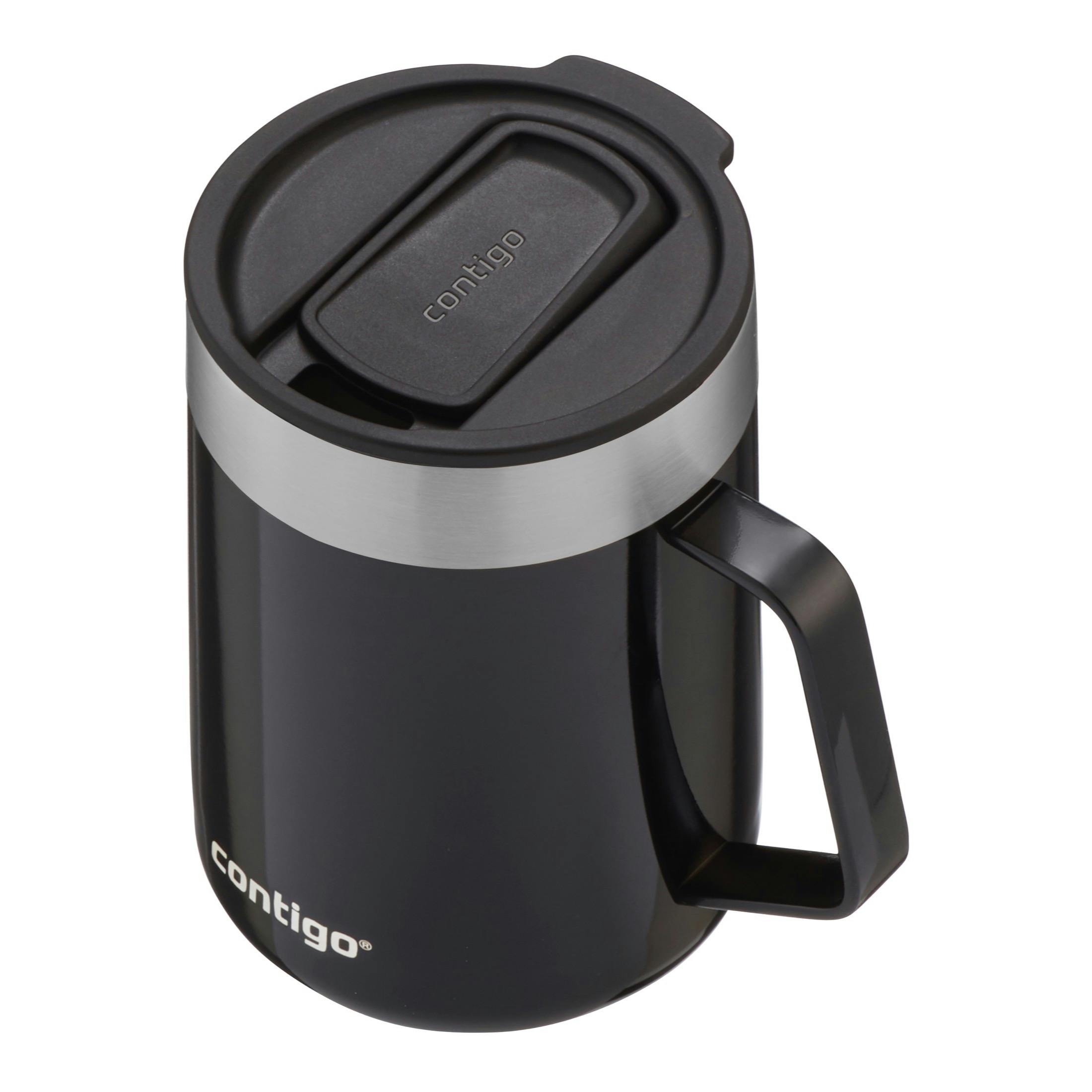 Streeterville Stainless Steel Mug with Handle, 14oz