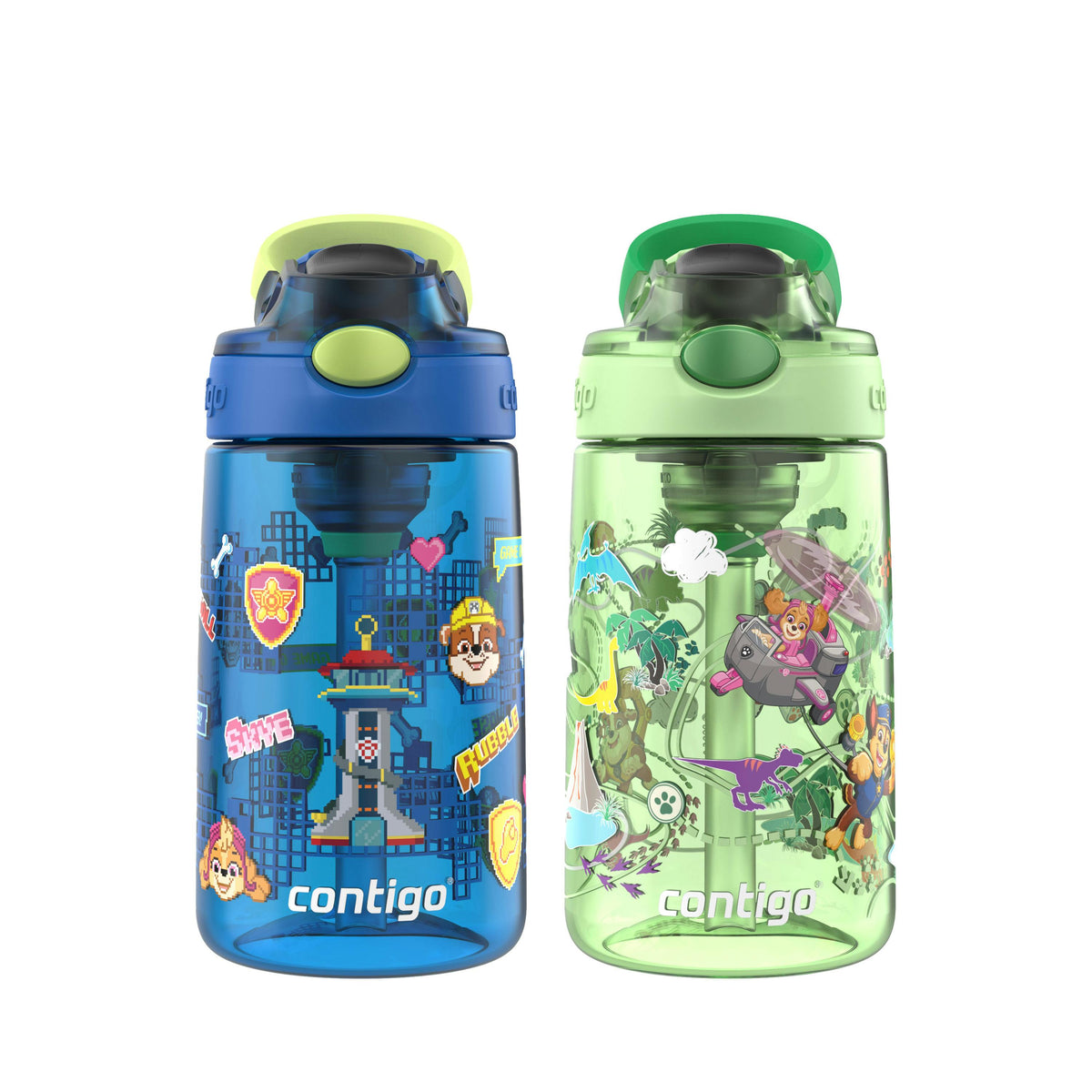 Kids Water Bottle with Redesigned AUTOSPOUT Straw, 14 oz