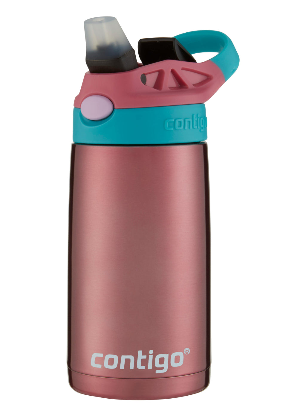 Kids Straw Stainless Steel Water Bottle with AUTOSPOUT Lid, 13oz