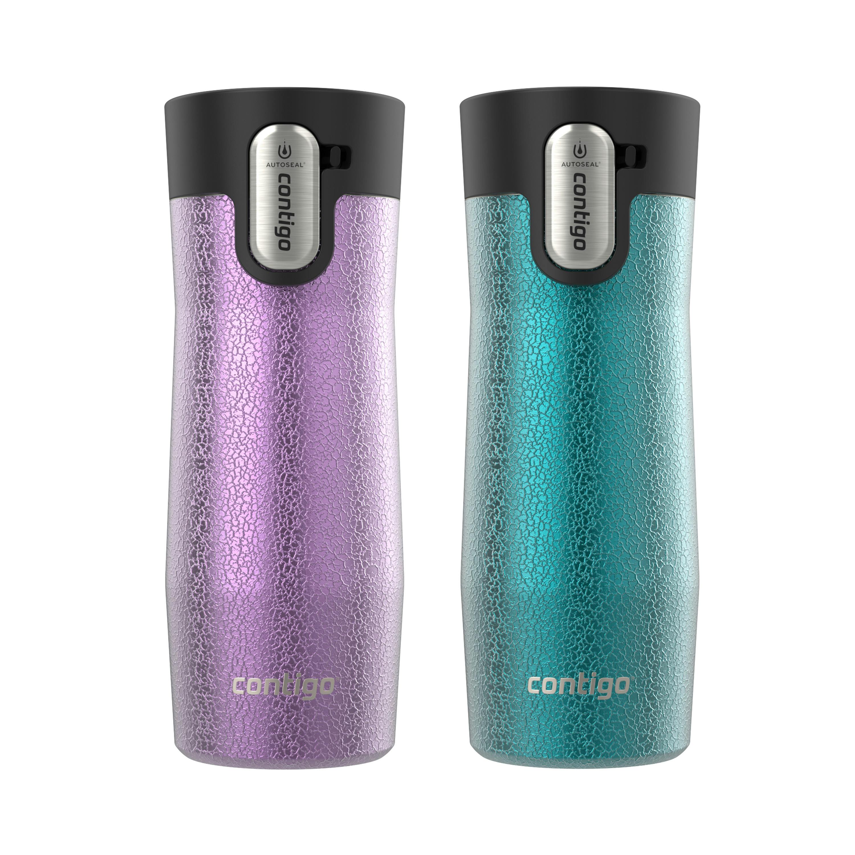 AUTOSEAL West Loop Vacuum-Insulated Stainless Steel Travel Mug with Easy-Clean Lid, 16 oz
