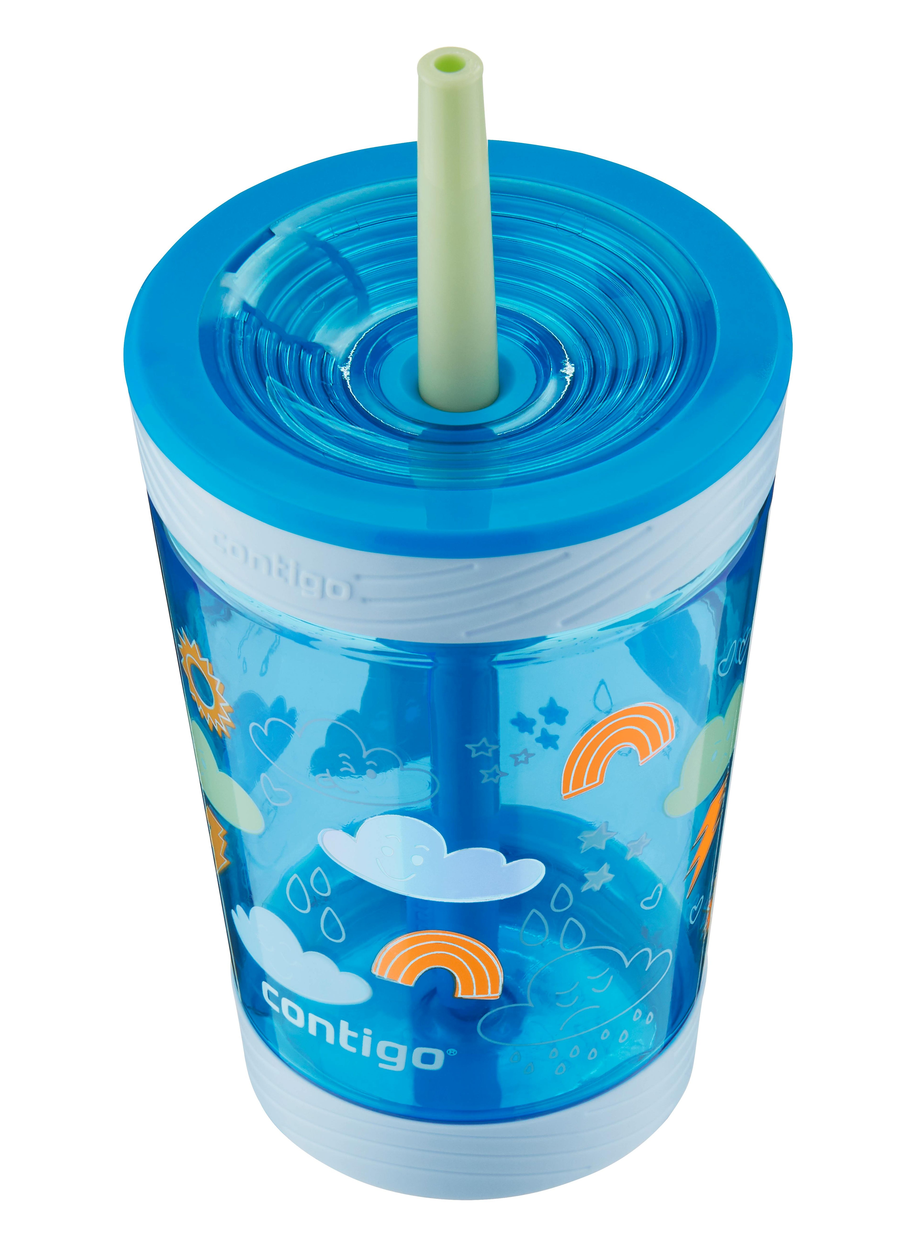 Kids Spill-Proof Tumbler with Straw, 14oz., 2 Pack