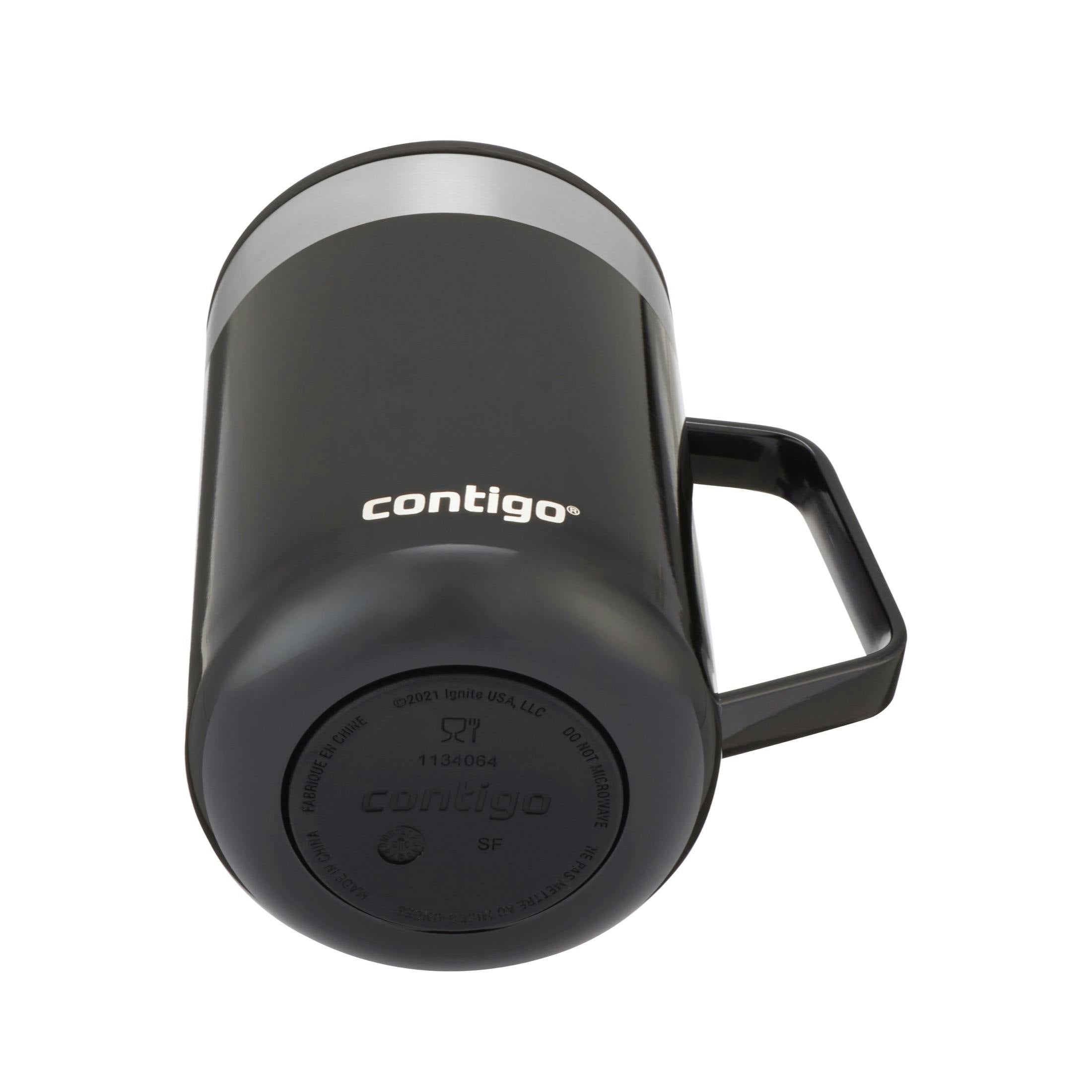 Streeterville Stainless Steel Mug with Handle, 14oz