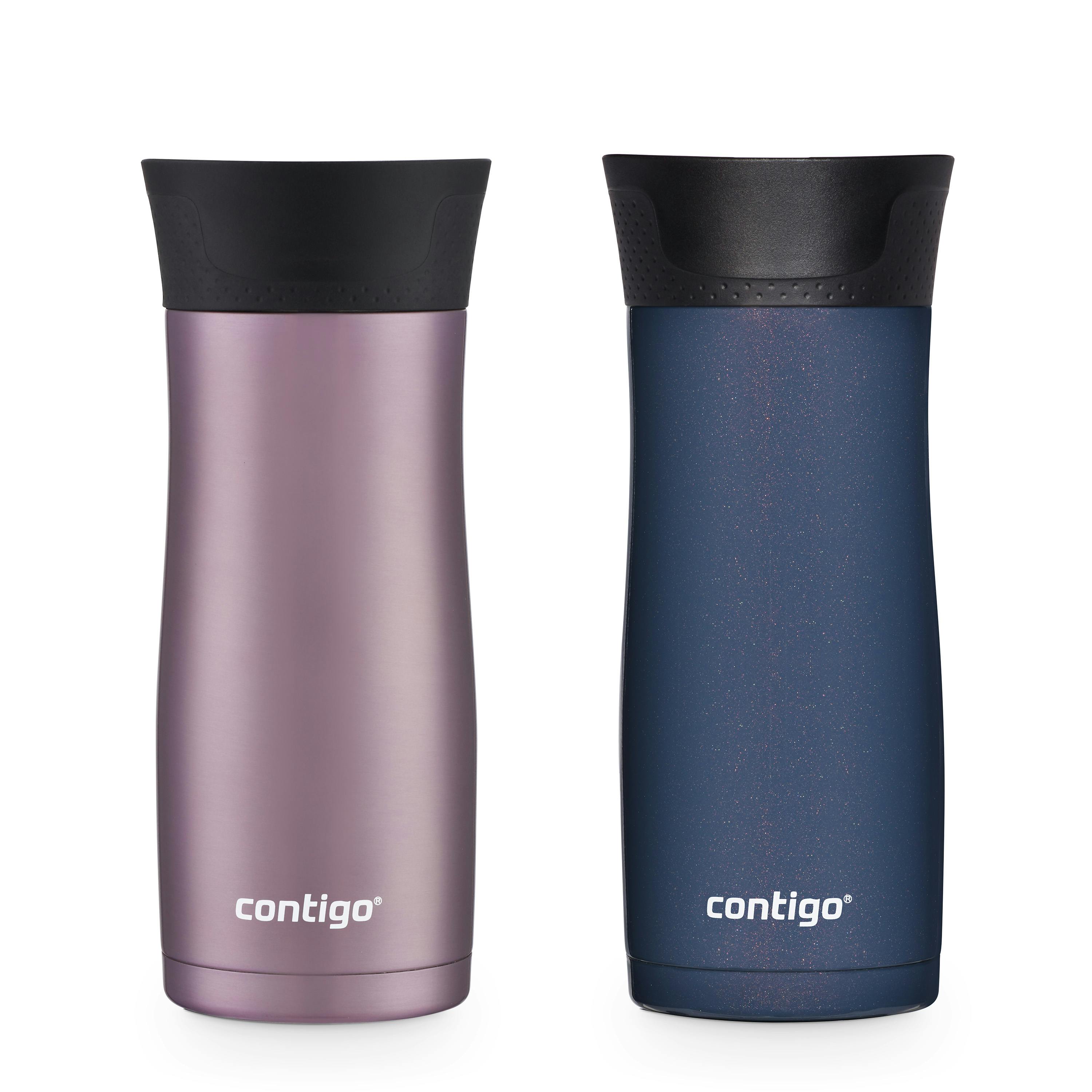 West Loop 2.0 Leak-Proof Spill-Proof Insulated Stainless Steel Travel Mug, 16oz., 2 Pack