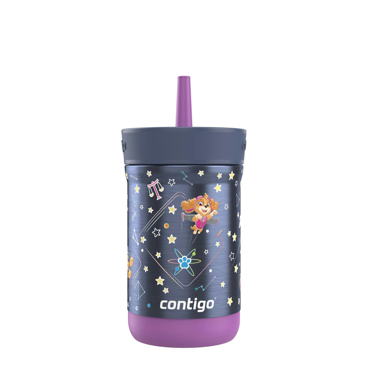 Kids Leighton Spill-Proof Stainless Steel Tumbler with Straw, 12oz