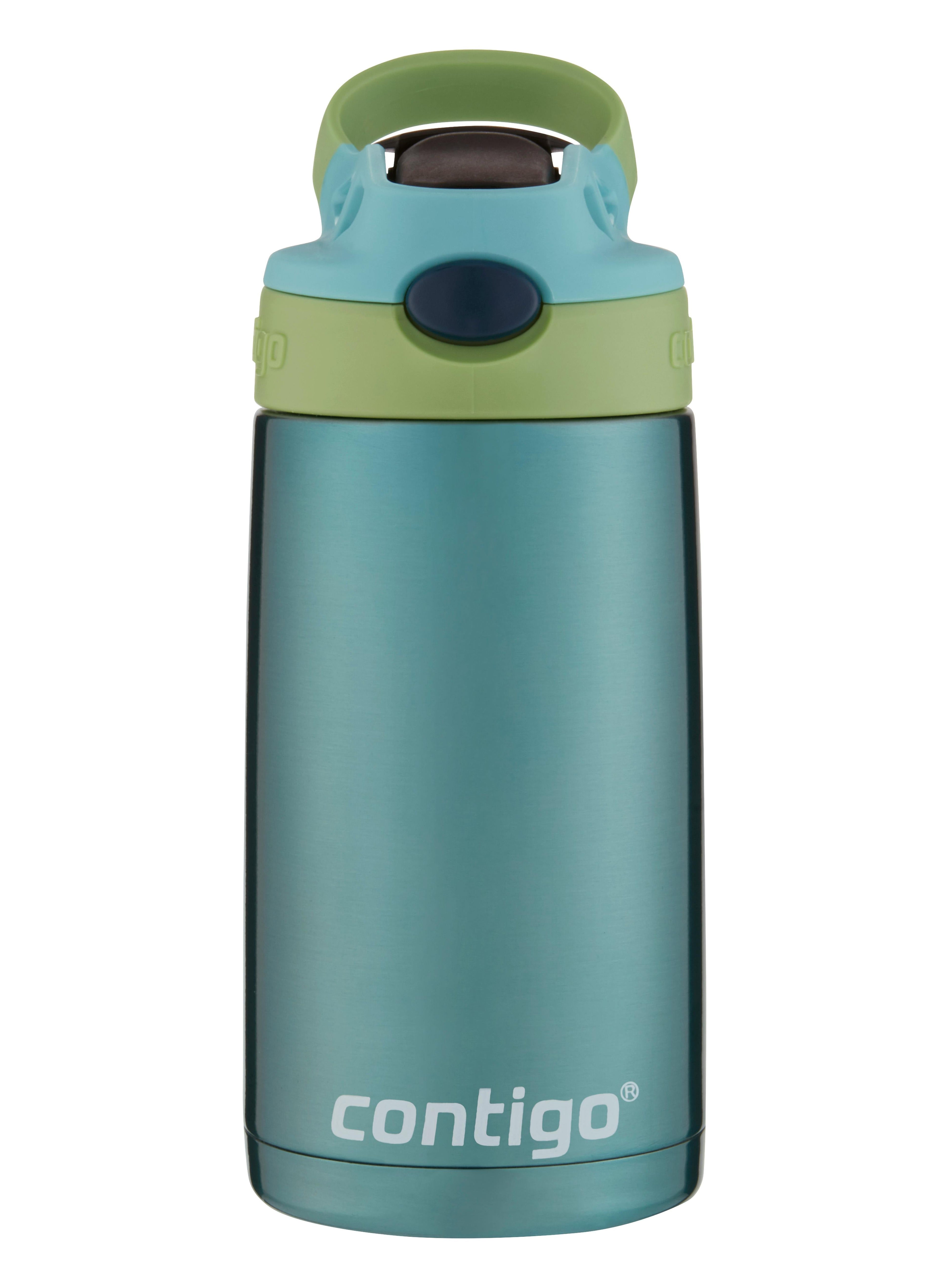 Kids Straw Stainless Steel Water Bottle with AUTOSPOUT Lid, 13oz