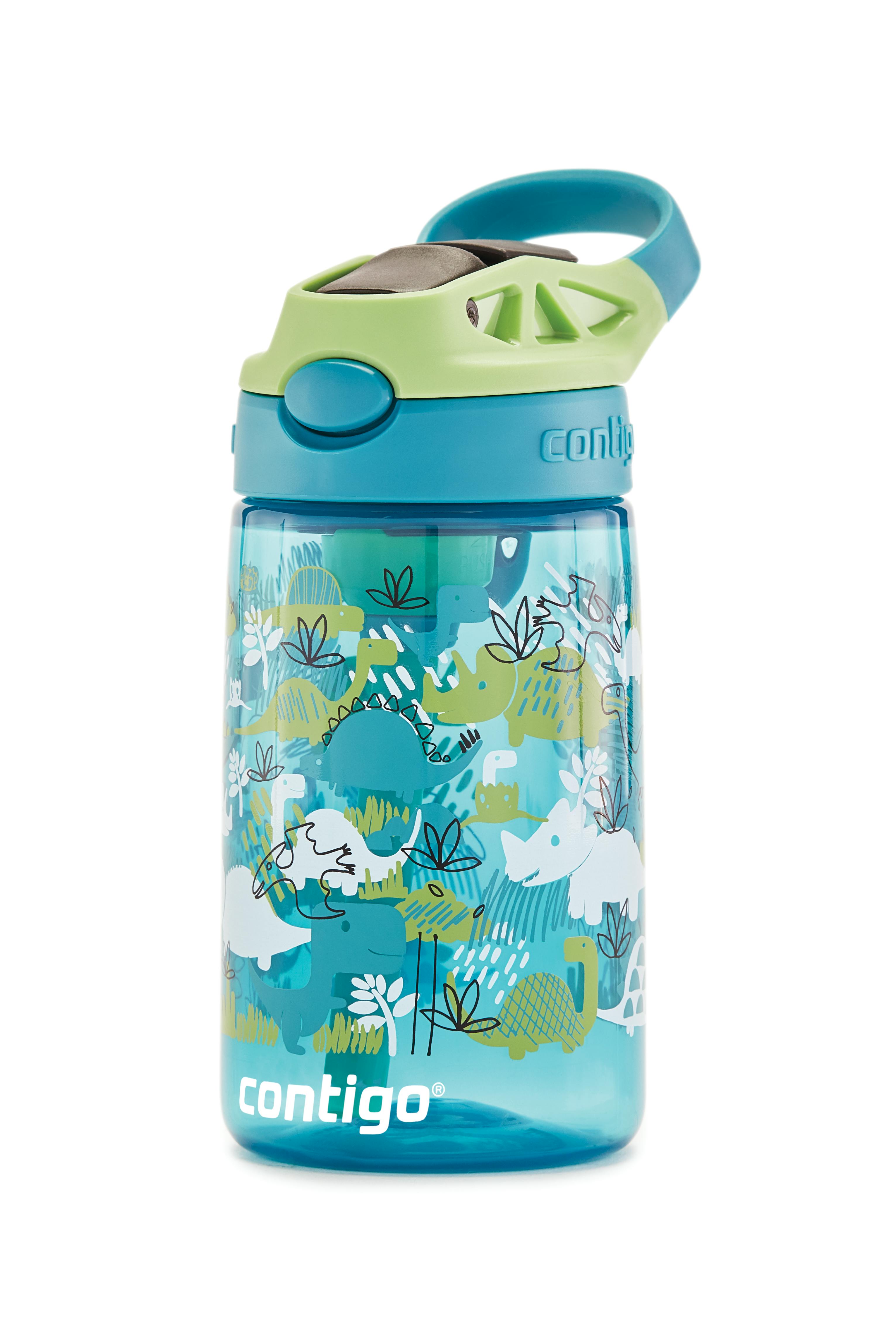 Kids Straw Water Bottle with AUTOSPOUT Lid, 14oz