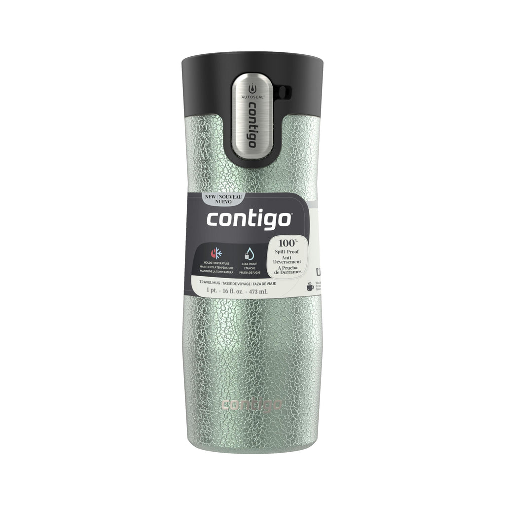 AUTOSEAL West Loop Vacuum-Insulated Stainless Steel Travel Mug with Easy-Clean Lid, 16 oz