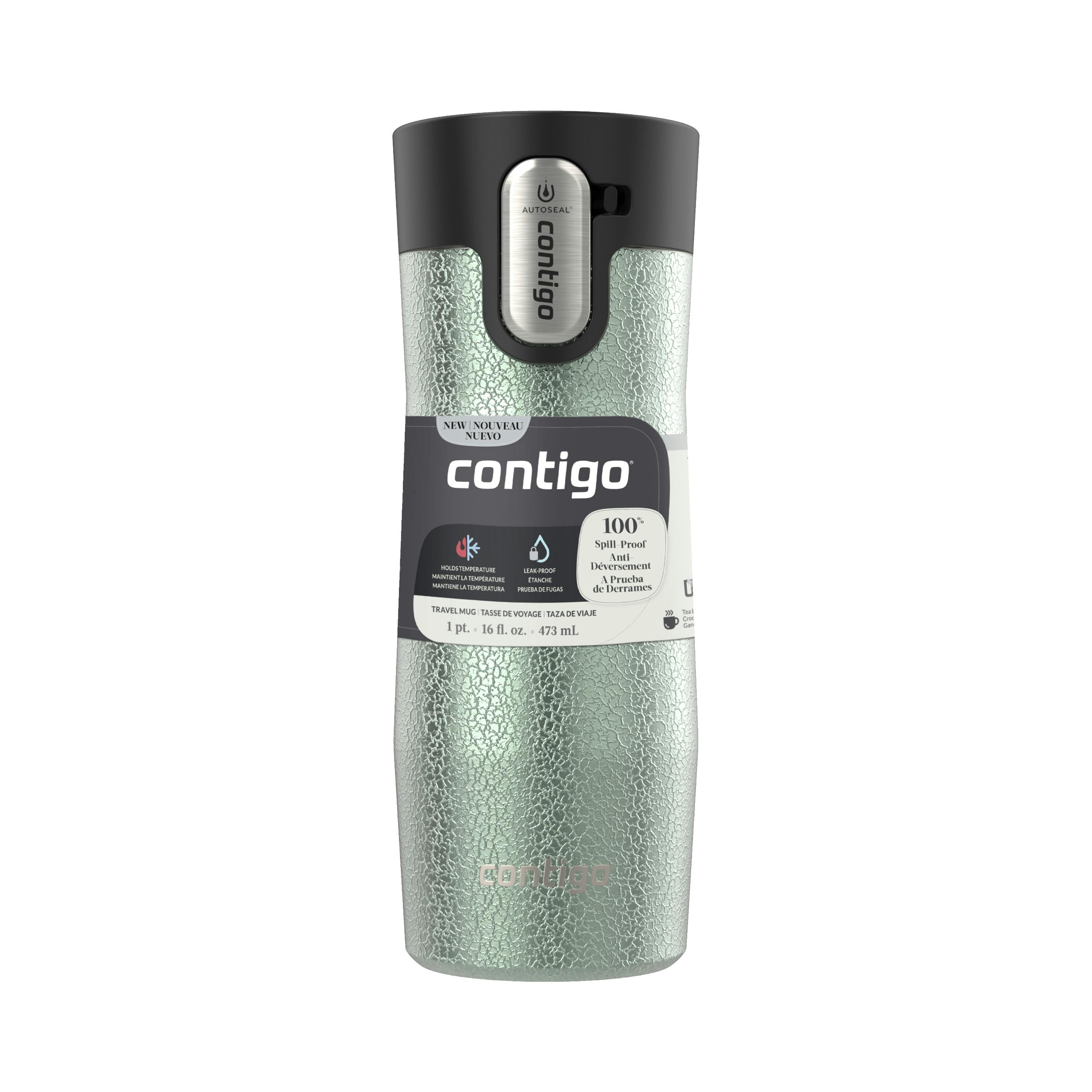 AUTOSEAL West Loop Vacuum-Insulated Stainless Steel Travel Mug with Easy-Clean Lid, 16 oz