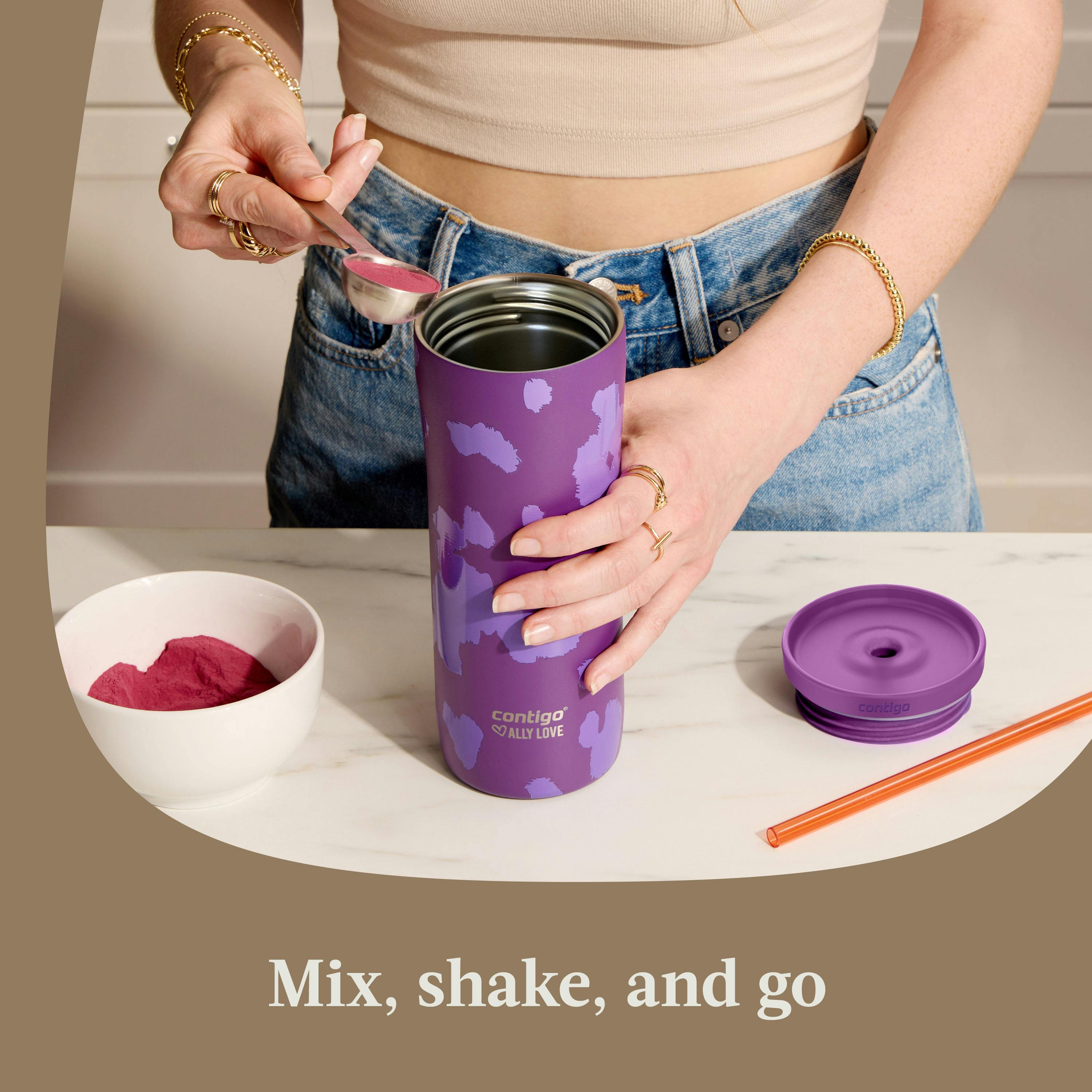 x Ally Love Streeterville 2.0 Stainless Steel Tumbler with Straw, 24oz