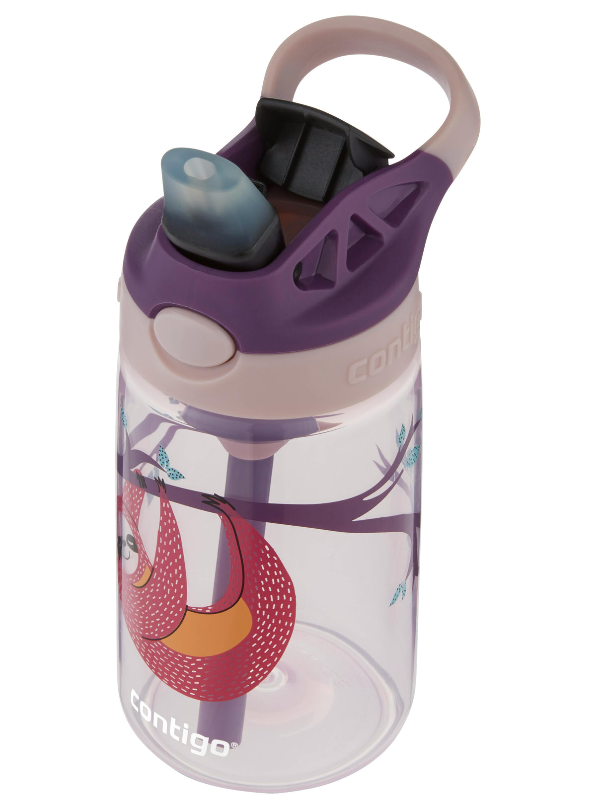 Kids Straw Water Bottle with AUTOSPOUT Lid, 14oz