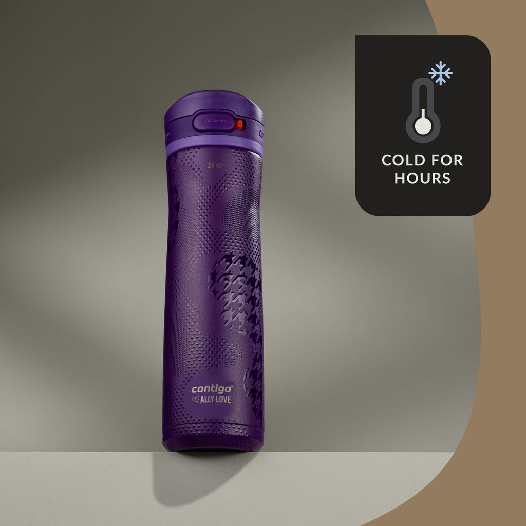x Ally Love Jackson Chill 2.0 Stainless Steel Water Bottle with AUTOPOP Lid, 24oz