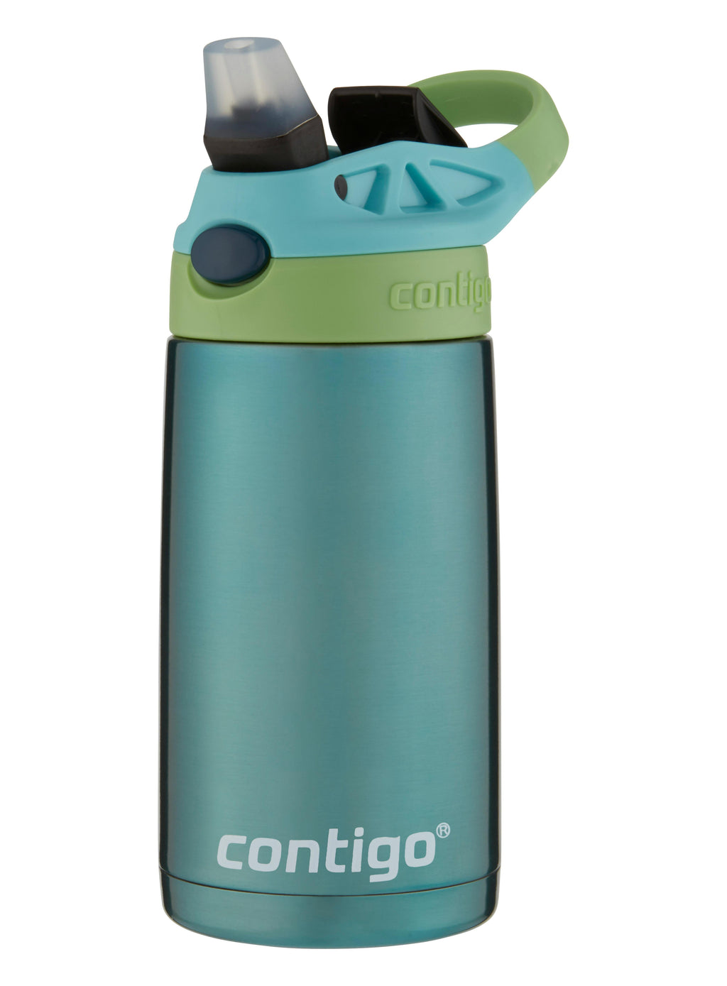 Kids Straw Stainless Steel Water Bottle with AUTOSPOUT Lid, 13oz