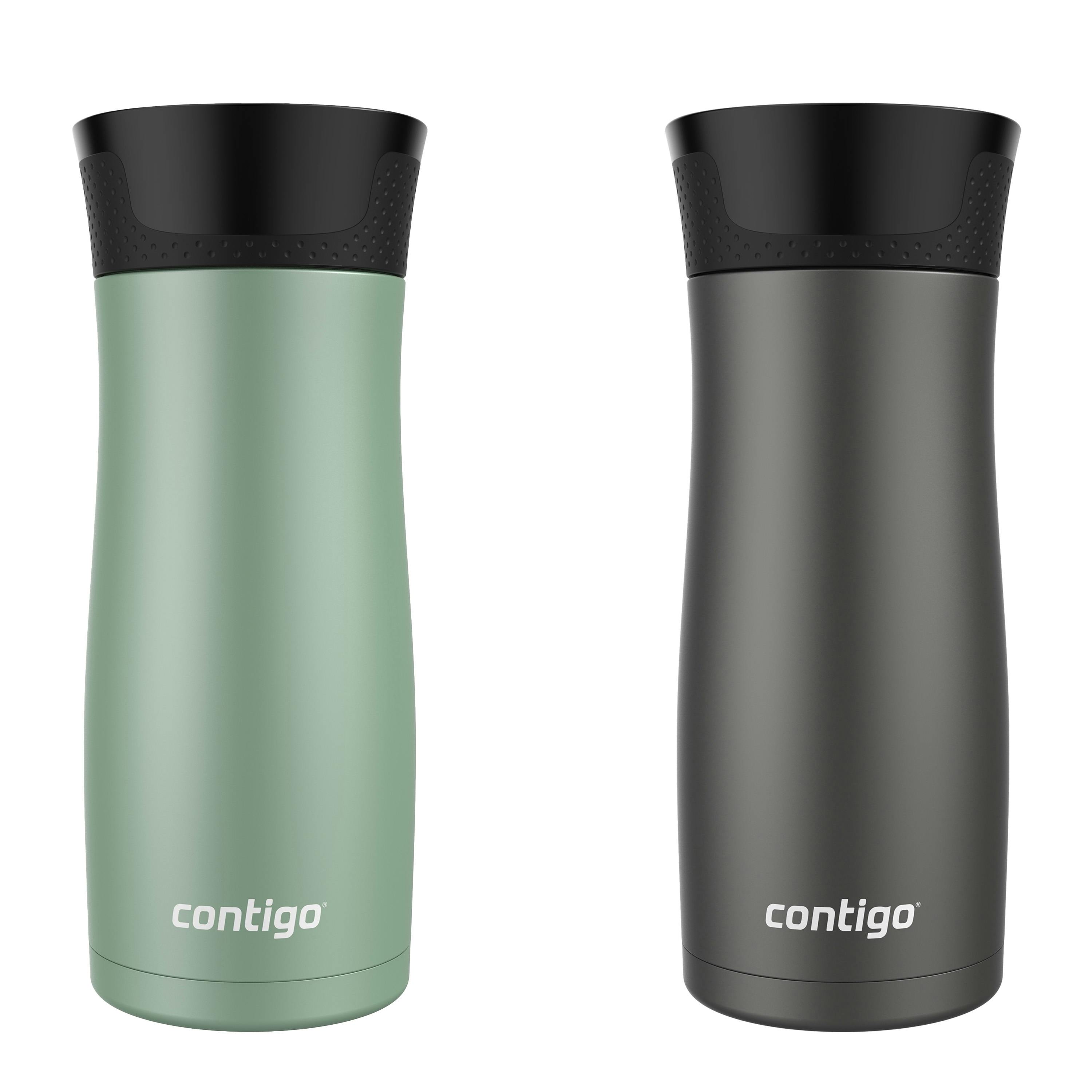 West Loop 2.0 Leak-Proof Spill-Proof Insulated Stainless Steel Travel Mug, 16oz., 2 Pack