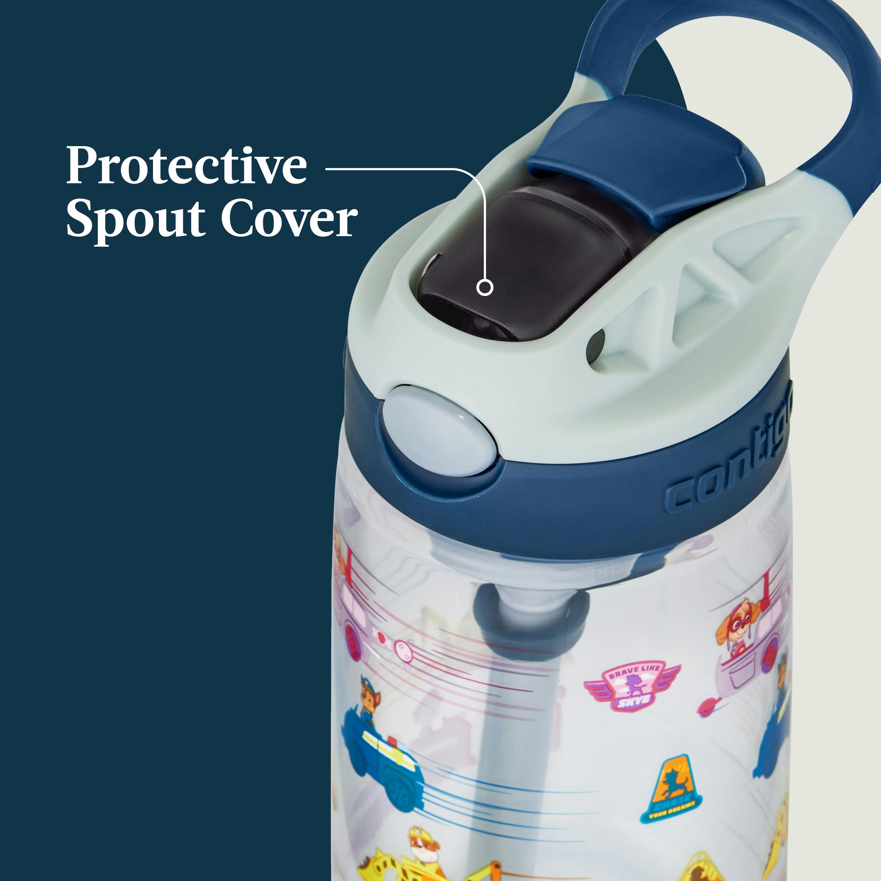 Kids Water Bottle with Redesigned AUTOSPOUT Straw, 14 oz