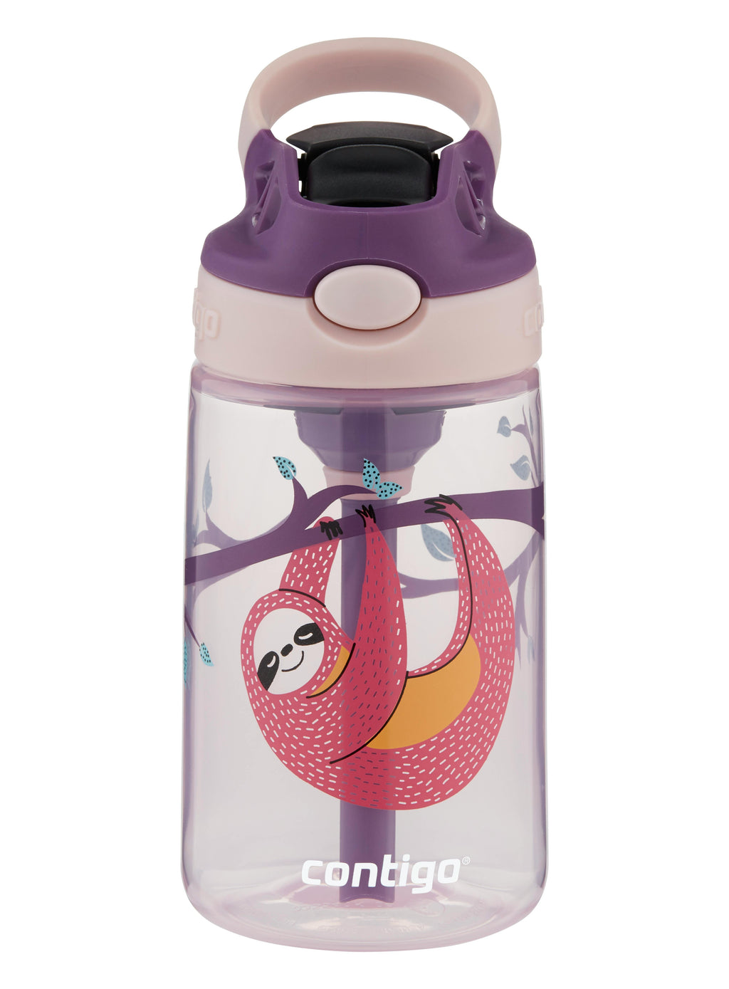 Kids Straw Water Bottle with AUTOSPOUT Lid, 14oz