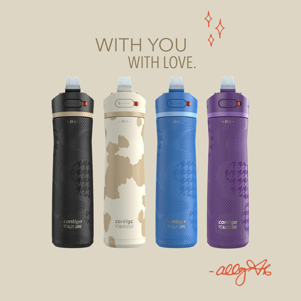x Ally Love Ashland Chill 2.0 Stainless Steel Water Bottle with AUTOSPOUT Lid, 24oz