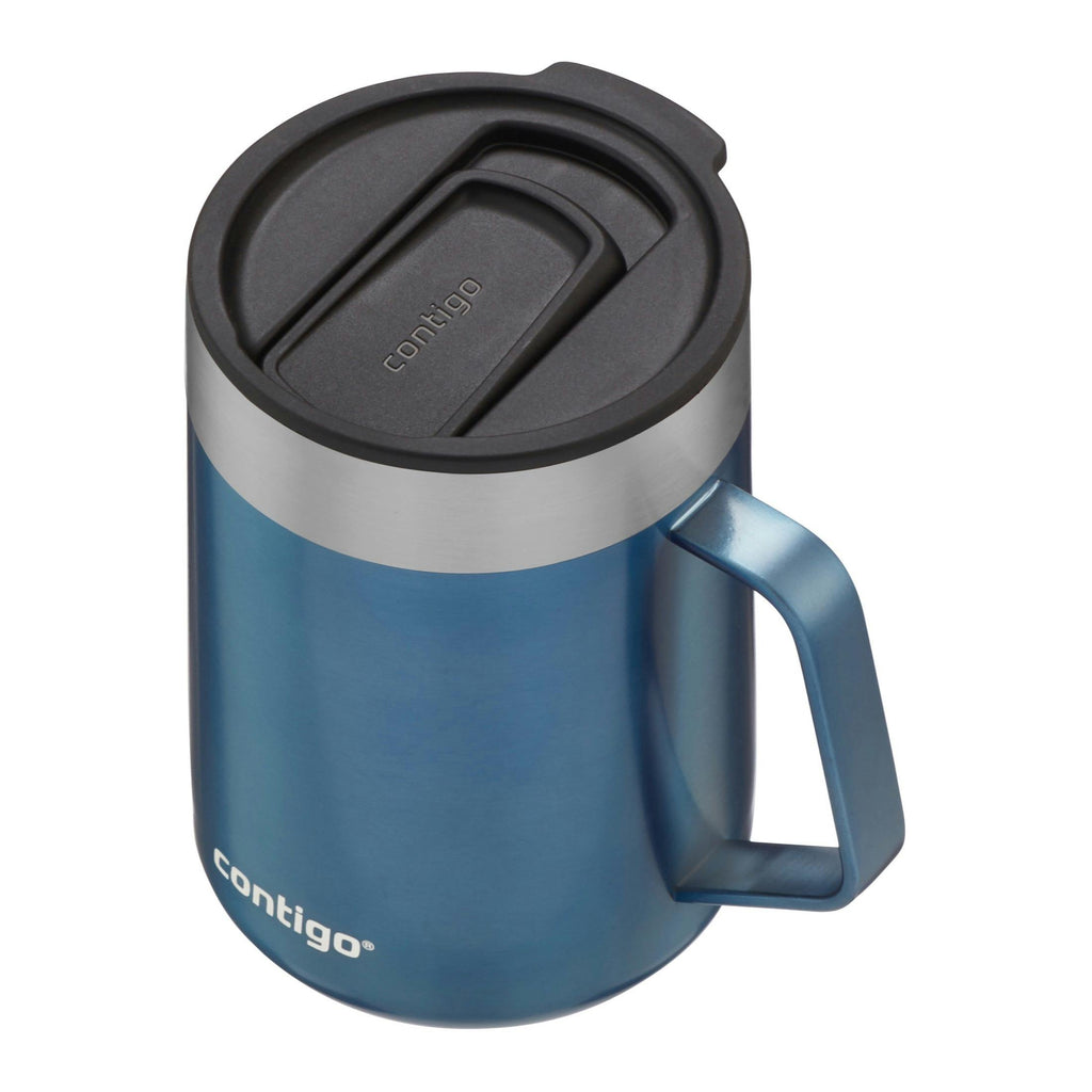Streeterville Stainless Steel Mug with Handle, 14oz