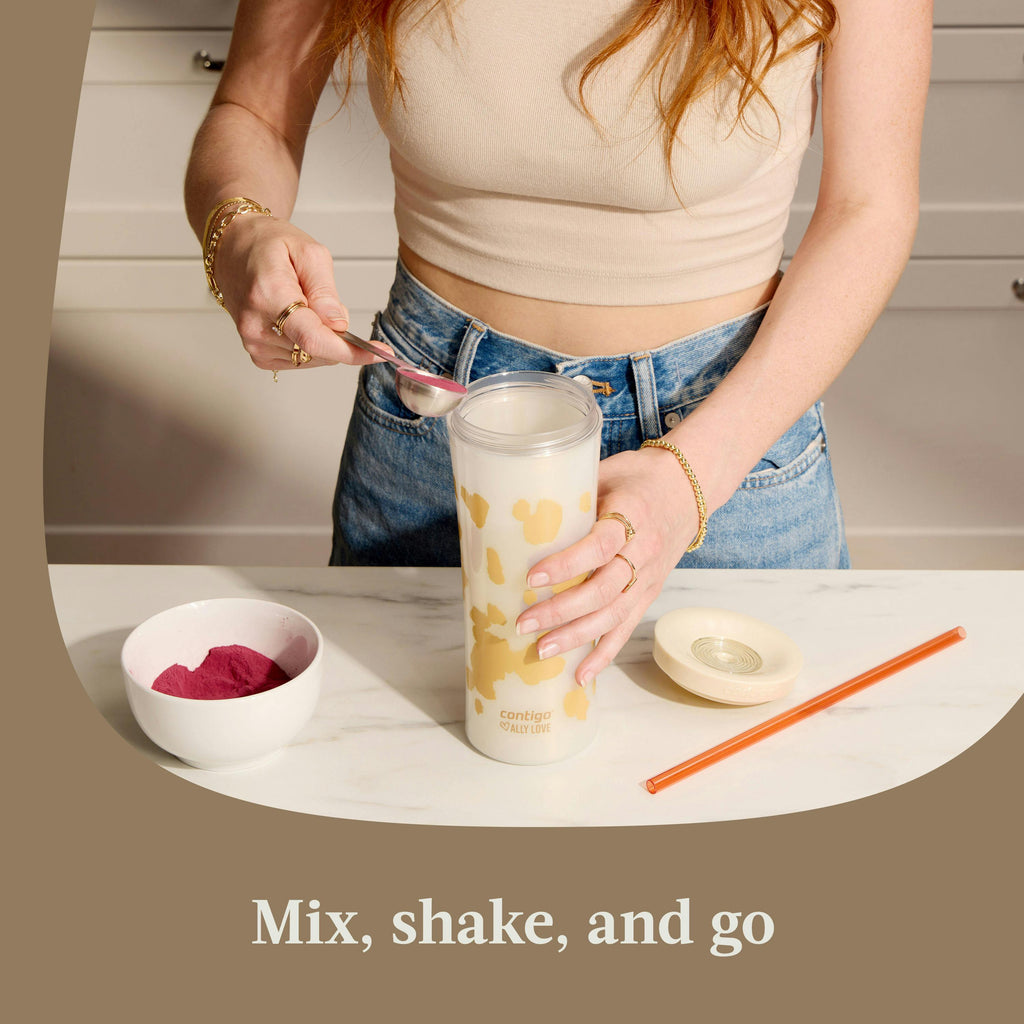 x Ally Love Streeterville AUTOCLOSE Shake & Go Tumbler, 20oz