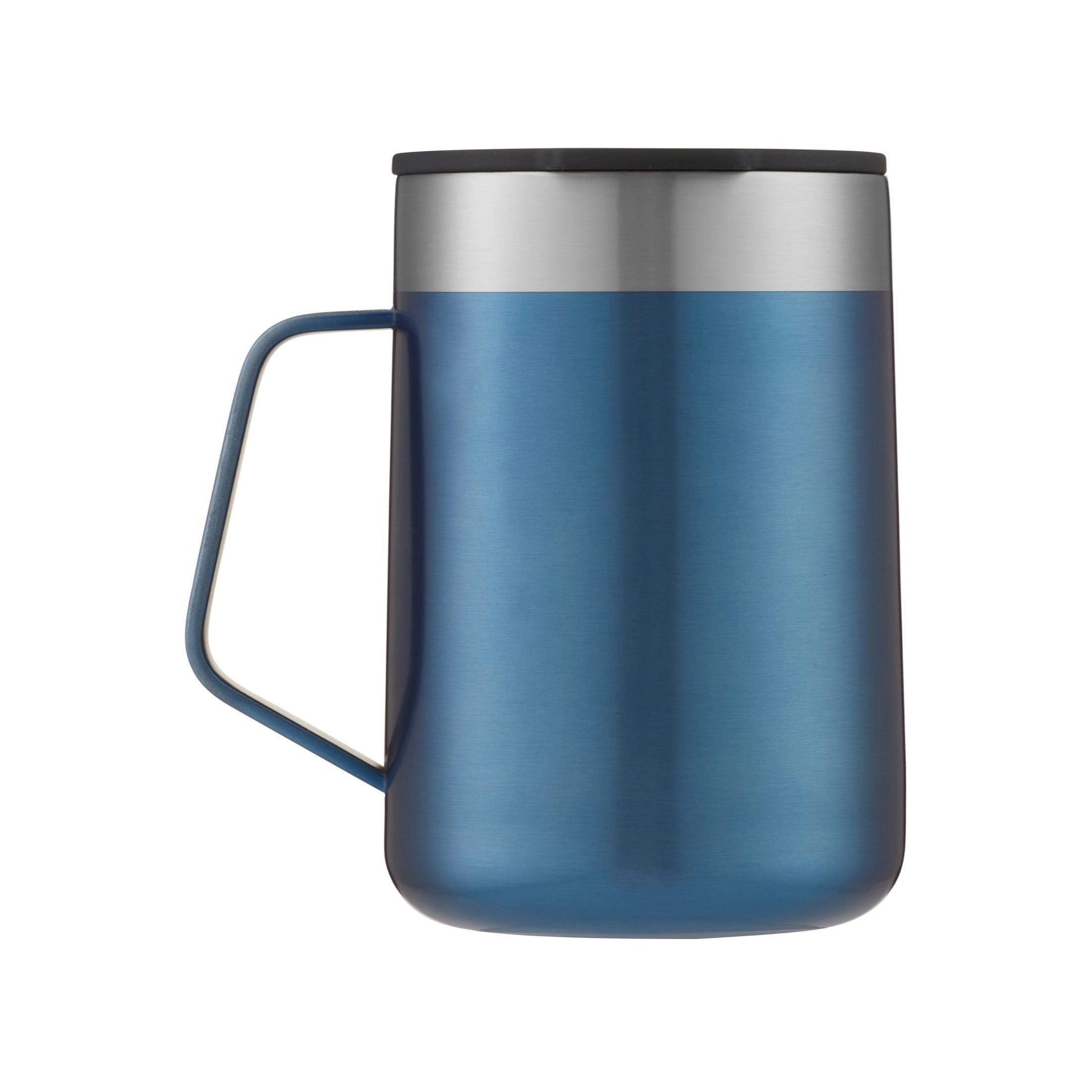 Streeterville Stainless Steel Mug with Handle, 14oz