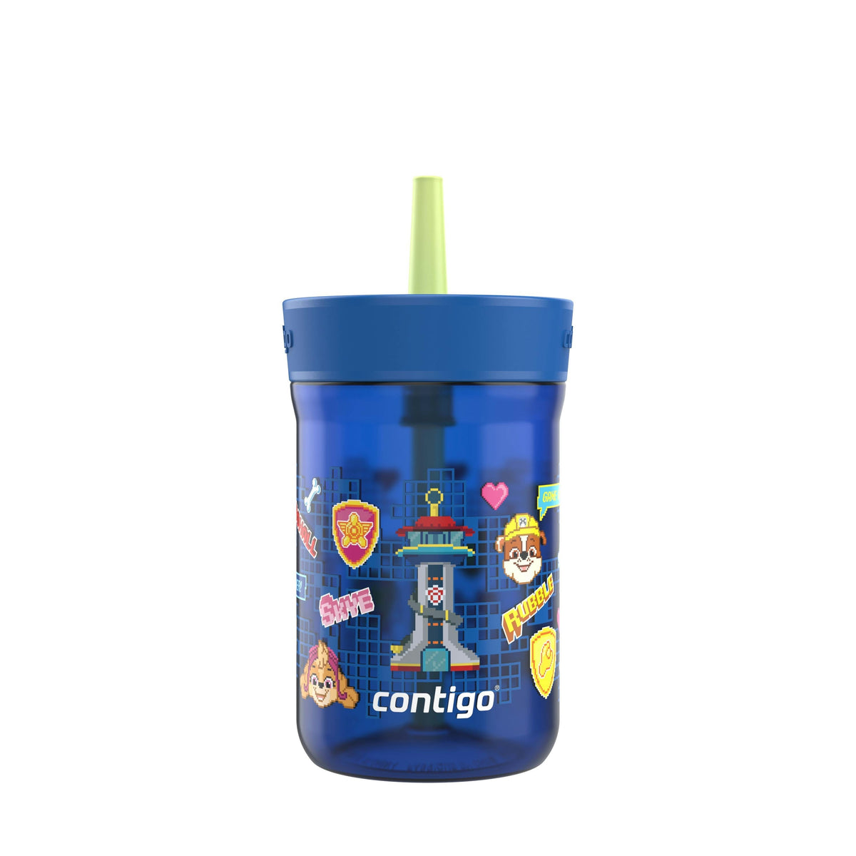 Kids’ Leighton Straw Tumbler with Spill-Proof Leak-Proof Lid, 14oz
