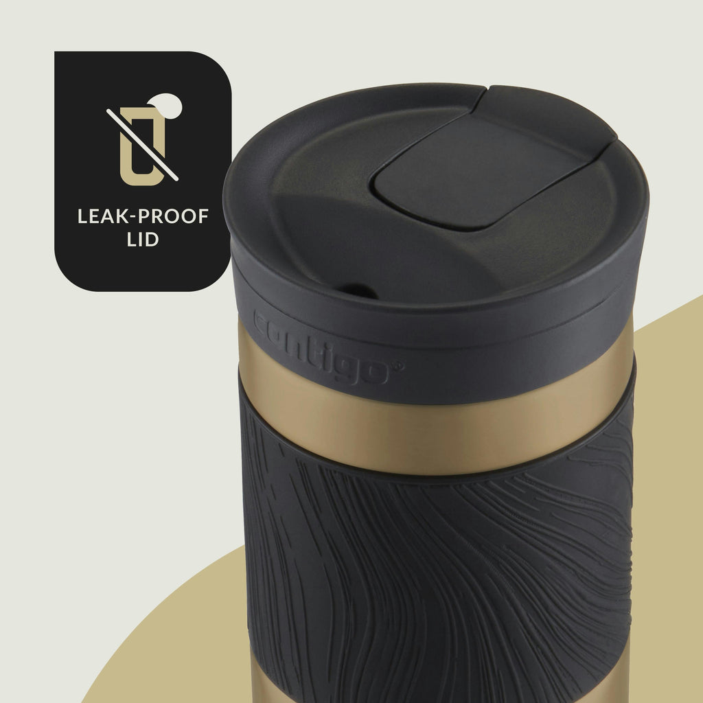 Byron 2.0 Stainless Steel Travel Mug with SNAPSEAL Lid and Grip, 24oz