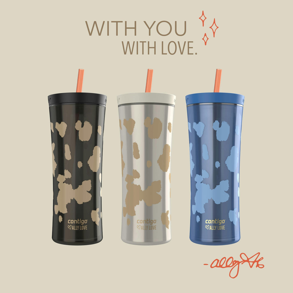 x Ally Love Streeterville AUTOCLOSE Shake & Go Tumbler, 20oz