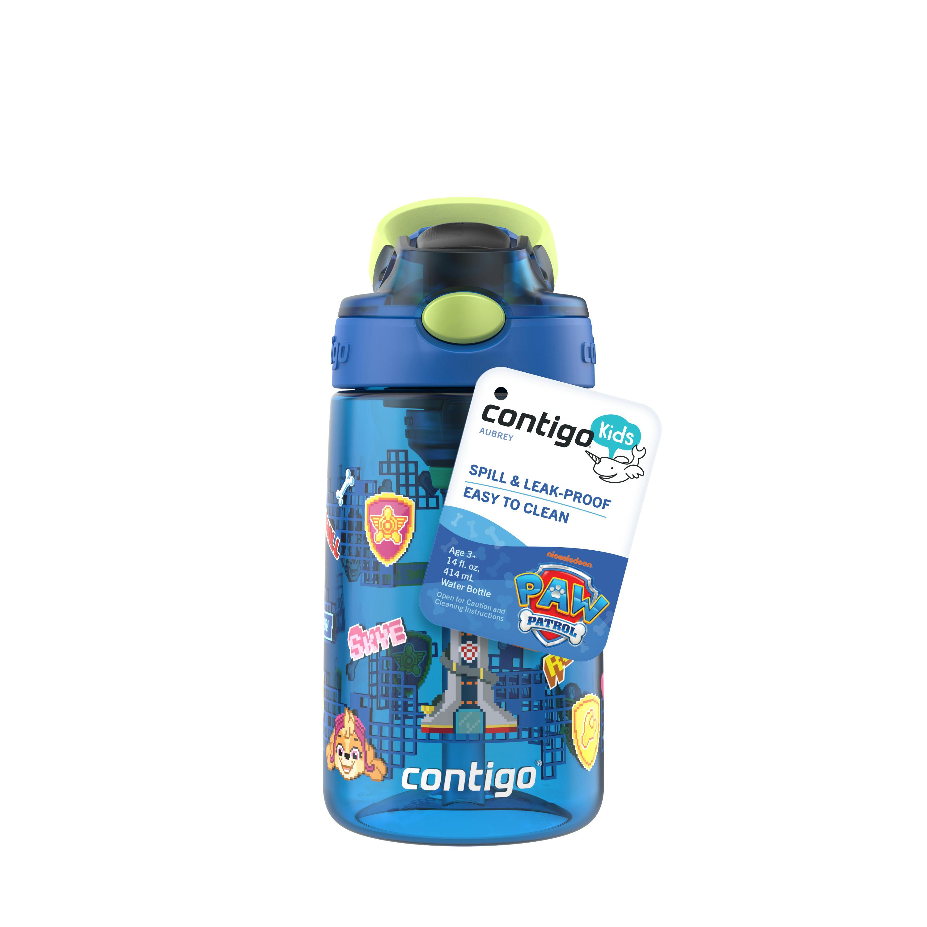 Kids Water Bottle with Redesigned AUTOSPOUT Straw, 14 oz