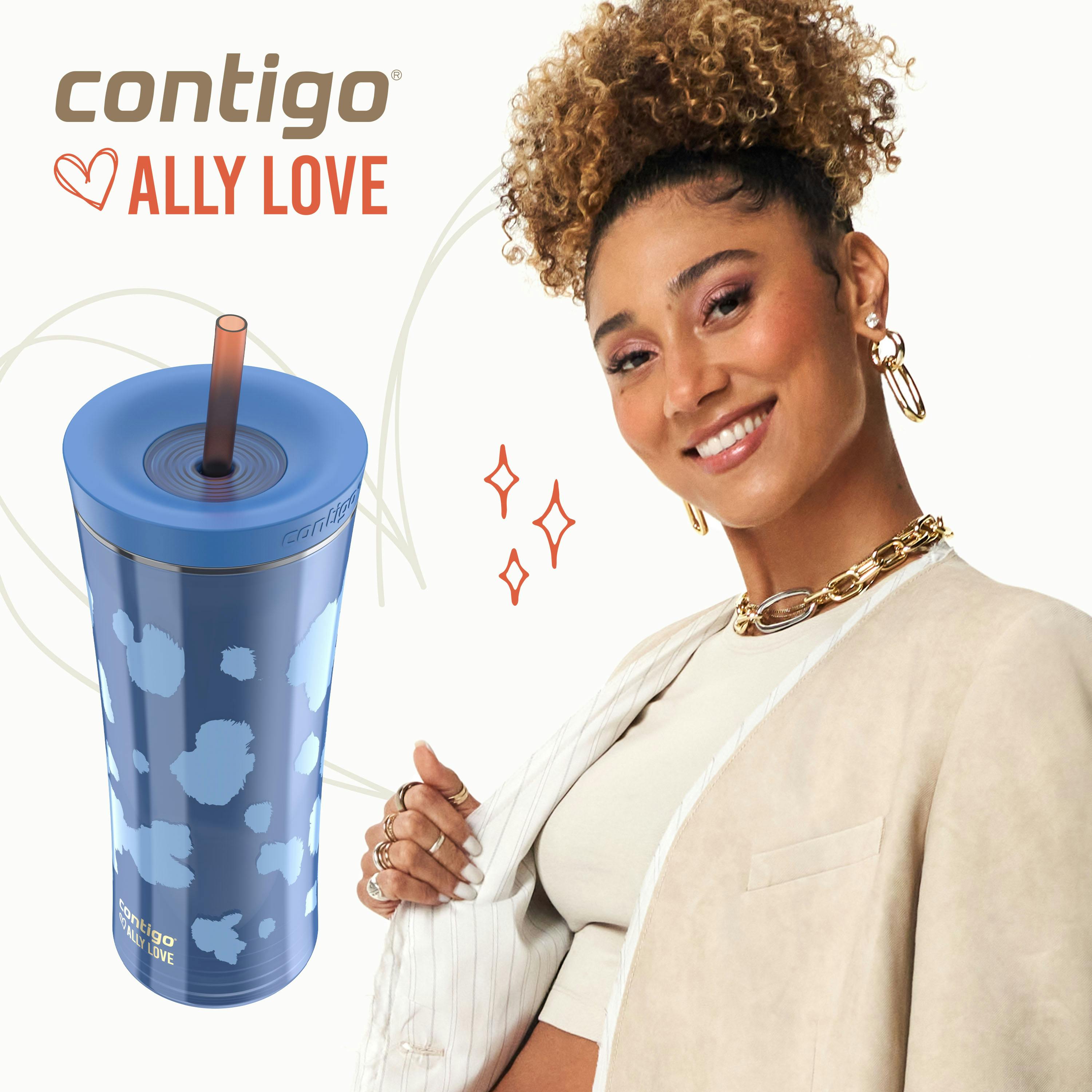 x Ally Love Streeterville AUTOCLOSE Shake & Go Tumbler, 20oz