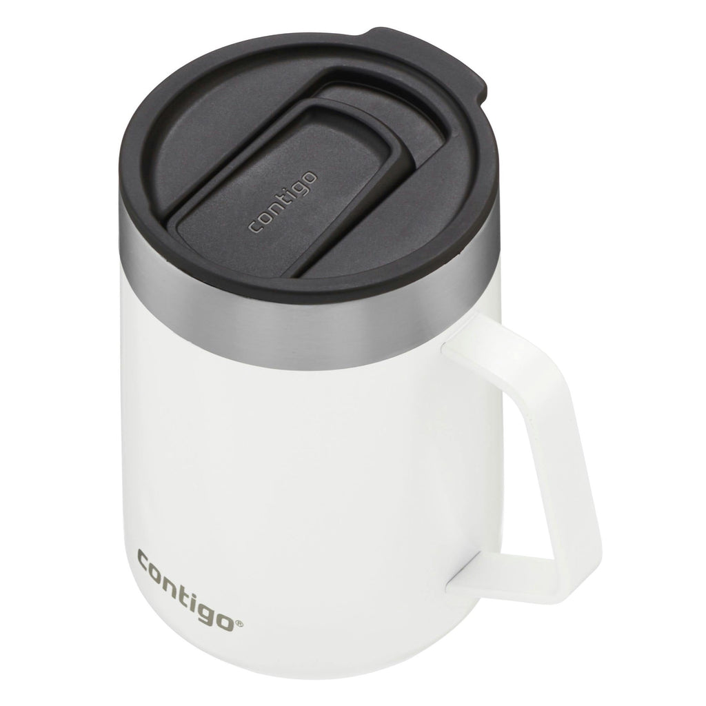 Streeterville Stainless Steel Mug with Handle, 14oz