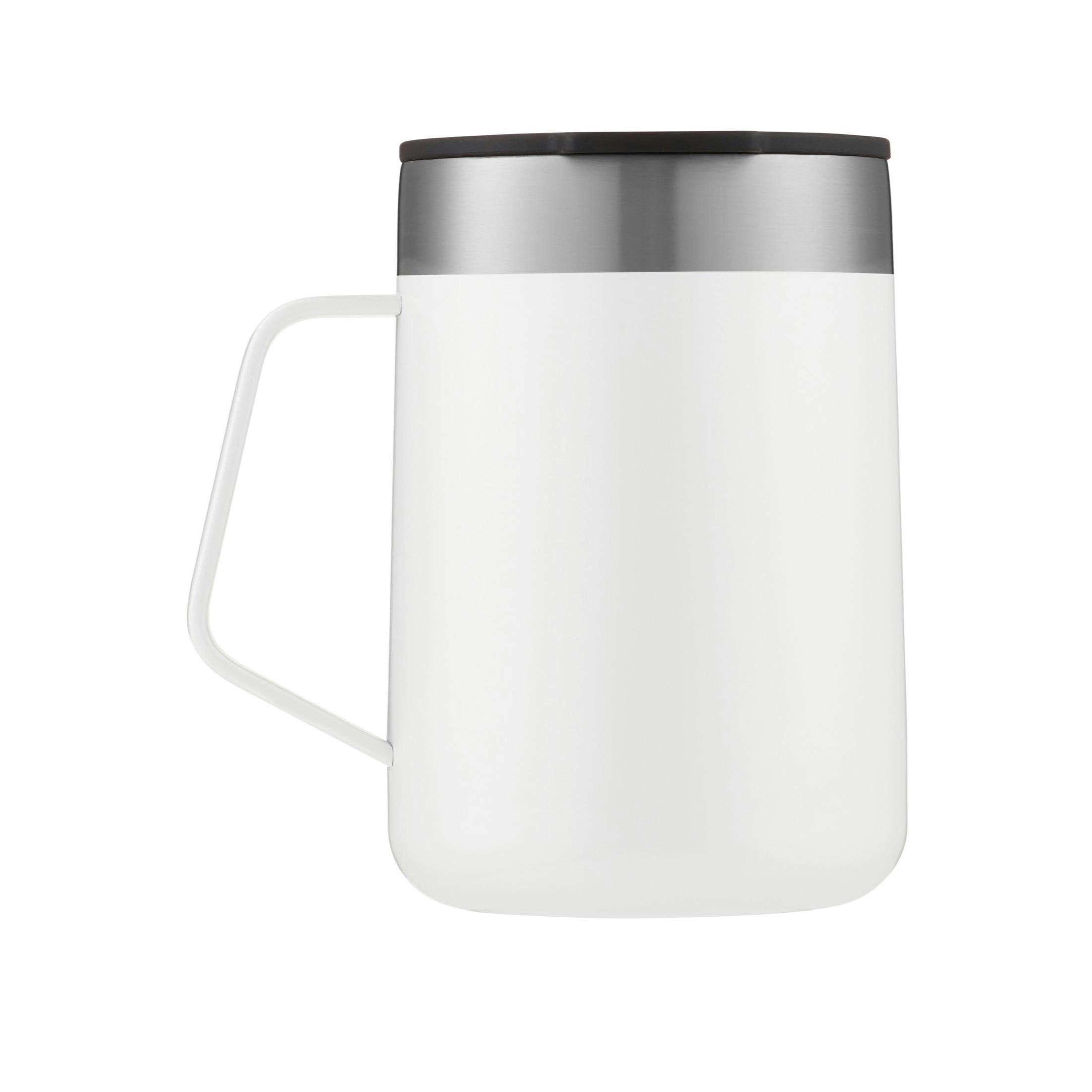 Streeterville Stainless Steel Mug with Handle, 14oz