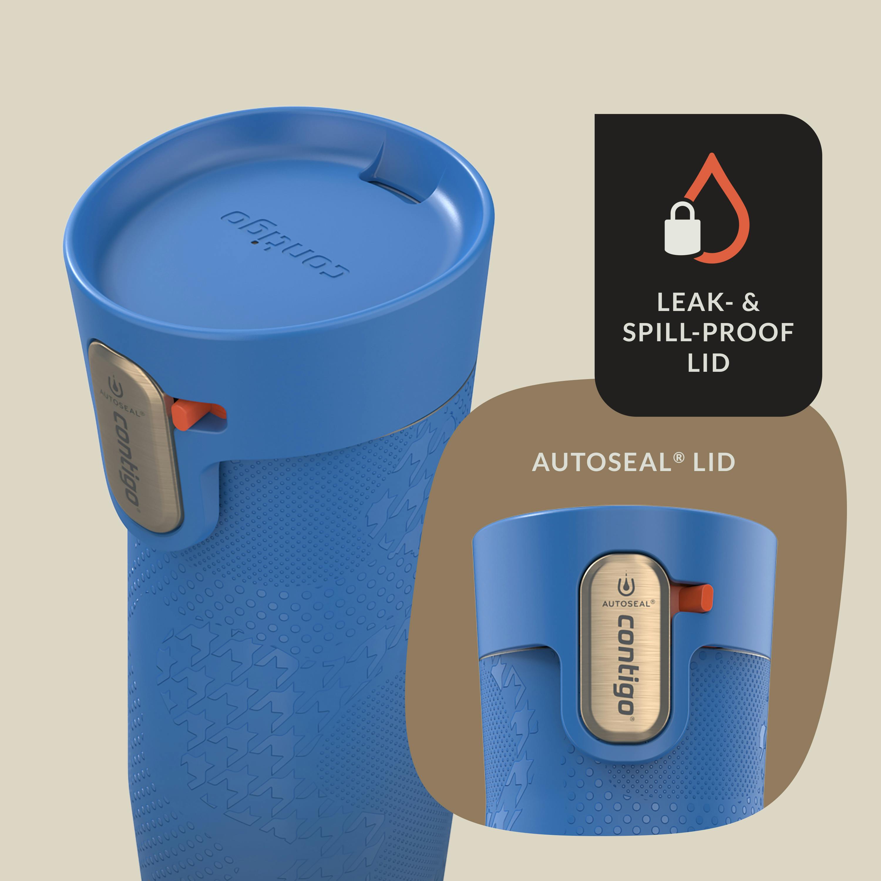 x Ally Love West Loop 3.0 Stainless Steel Travel Mug with AUTOSEAL Easy-Clean Lid, 16oz