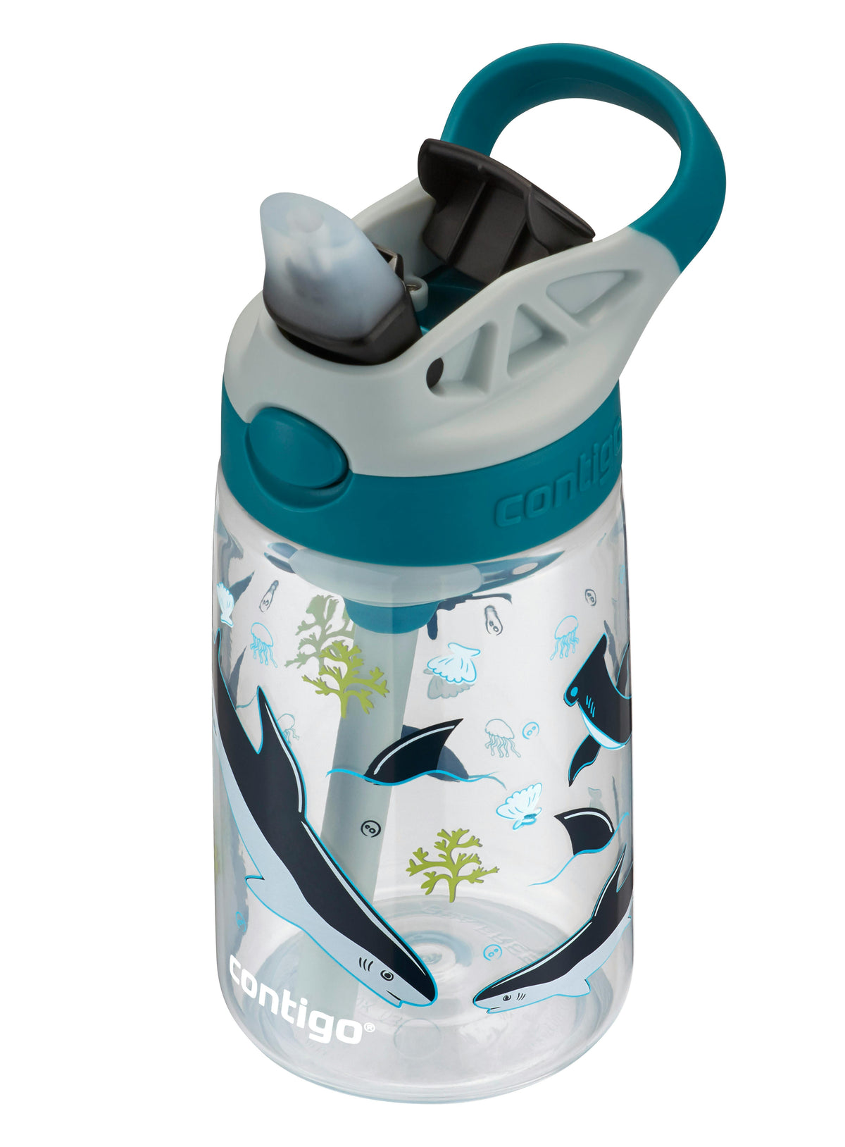 Kids Straw Water Bottle with AUTOSPOUT Lid, 14oz