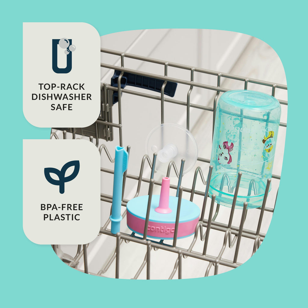 Kids’ Leighton Straw Tumbler with Spill-Proof Leak-Proof Lid, 14oz