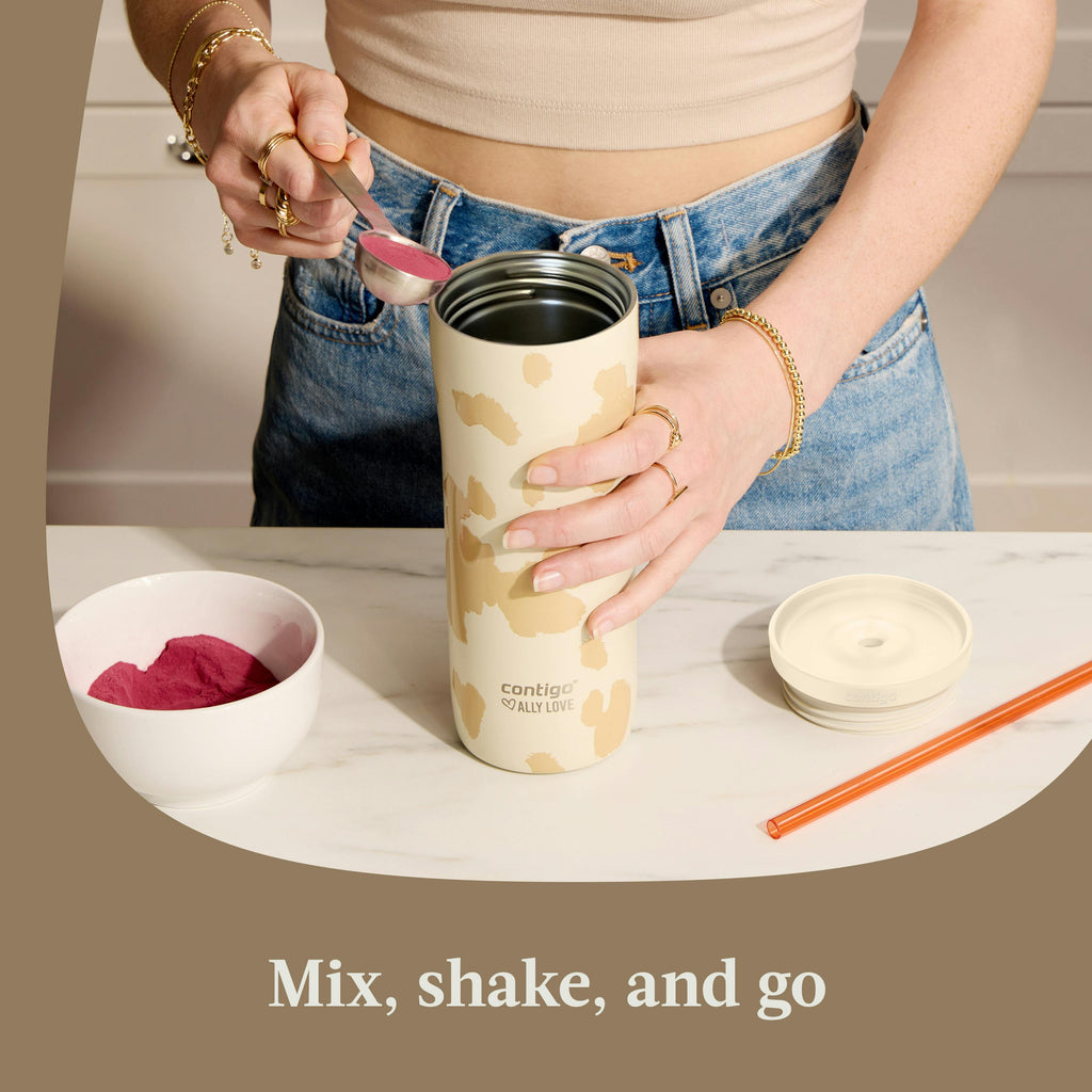 x Ally Love Streeterville 2.0 Stainless Steel Tumbler with Straw, 24oz