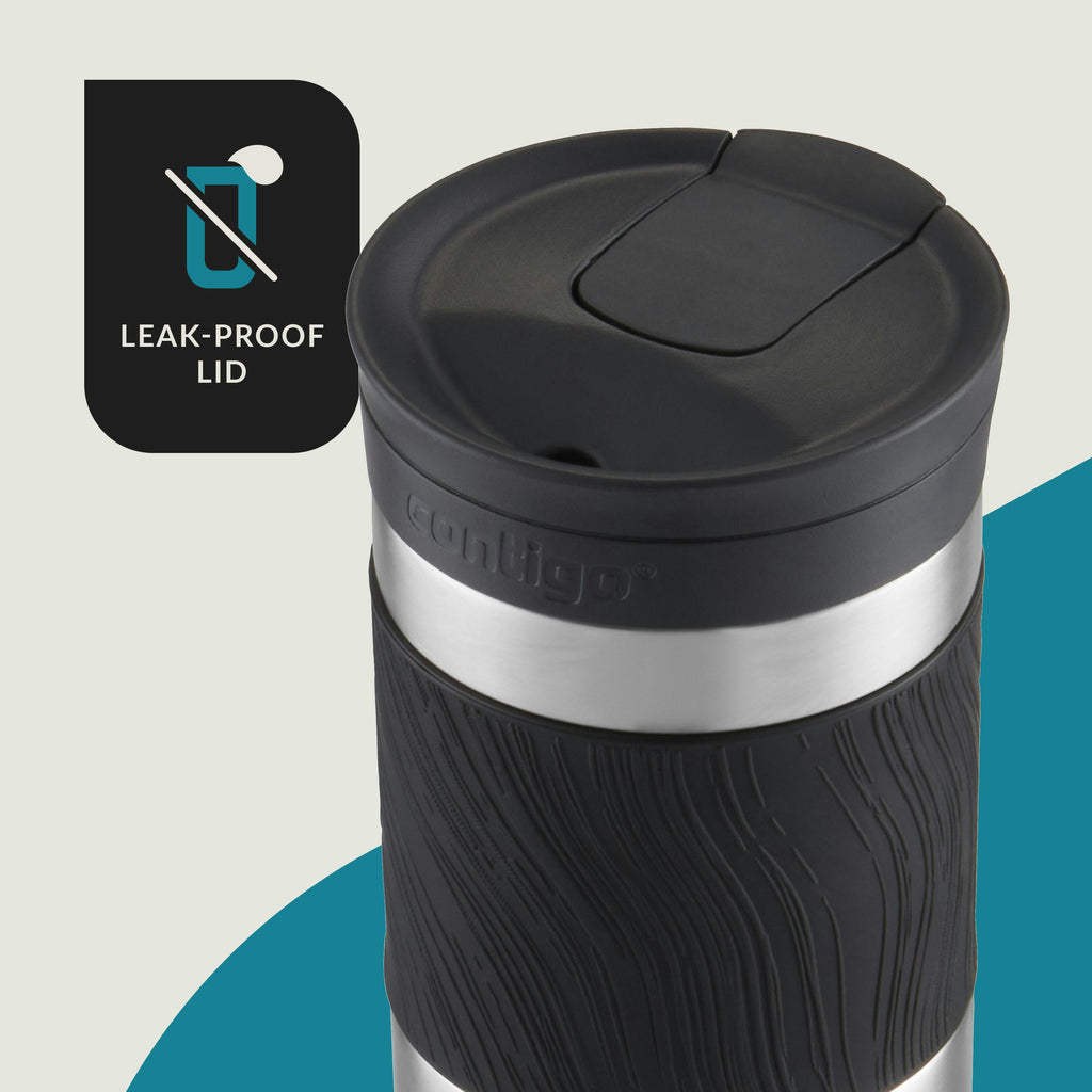 Byron 2.0 Stainless Steel Travel Mug with SNAPSEAL Lid and Grip, 24oz